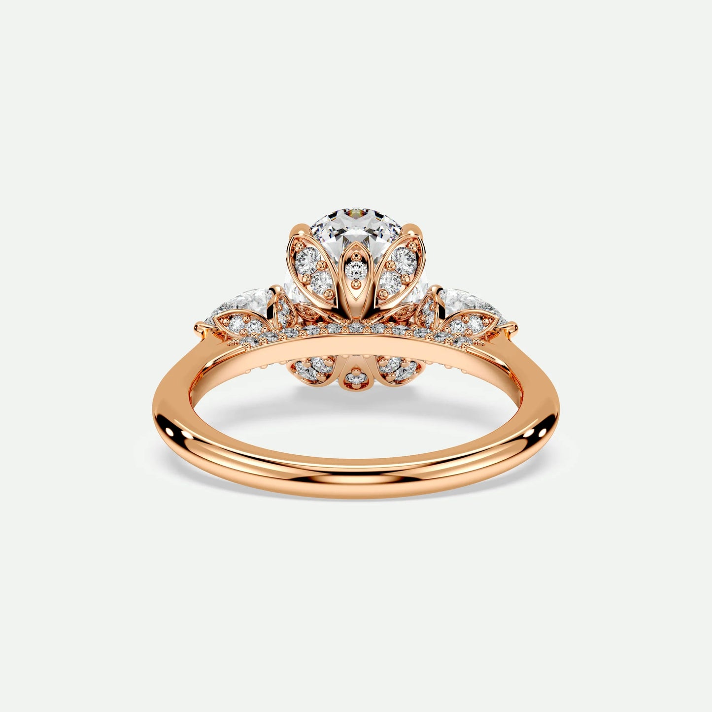 Oval - Silver (Rose Gold)