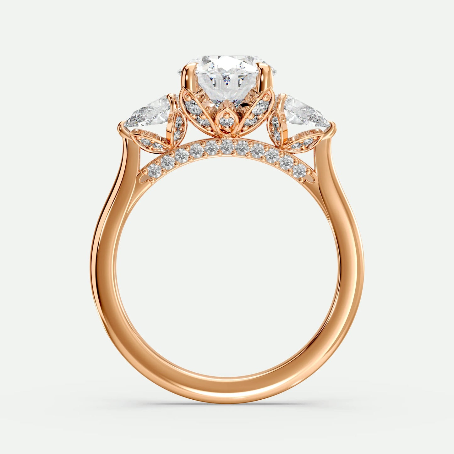 Oval - Silver (Rose Gold)