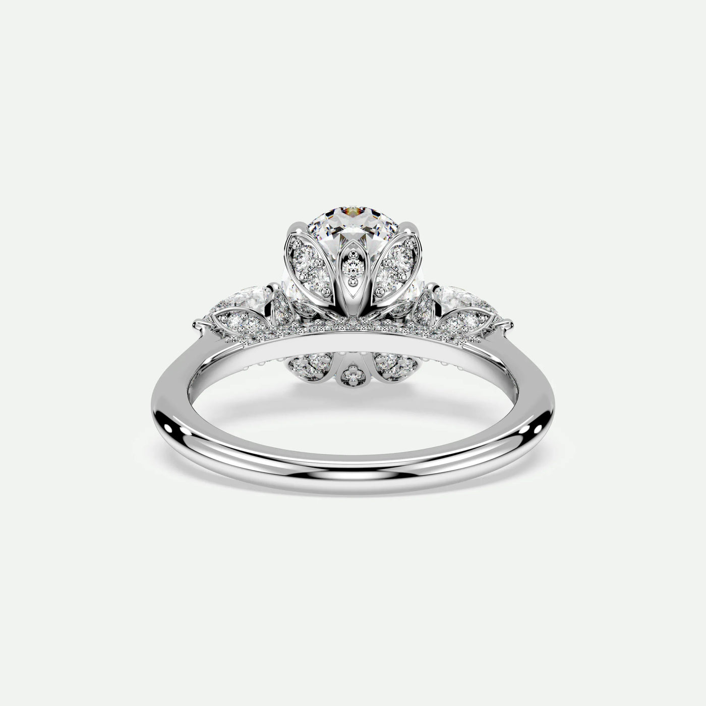 Oval - Silver (White Gold)