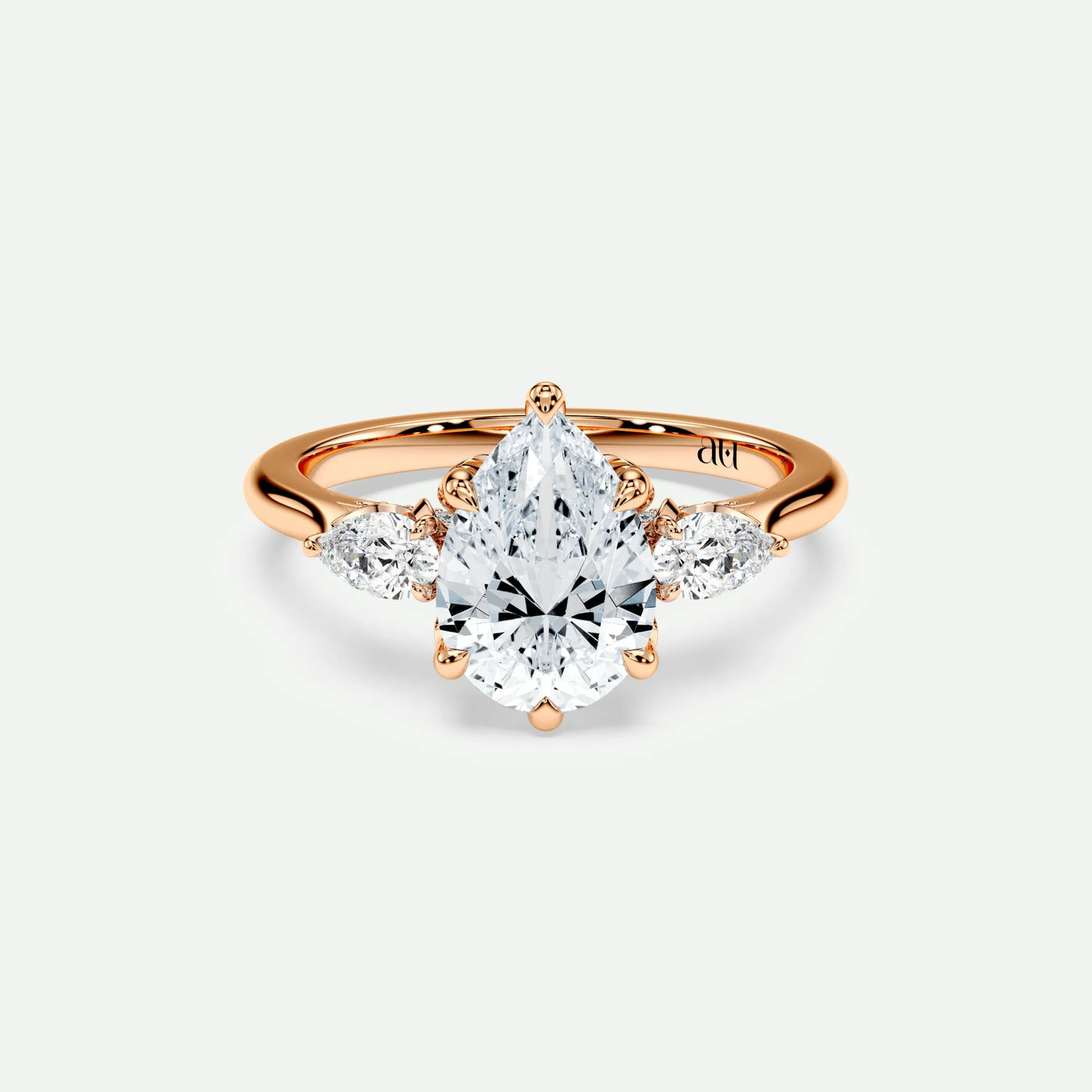 Pear - Silver (Rose Gold)