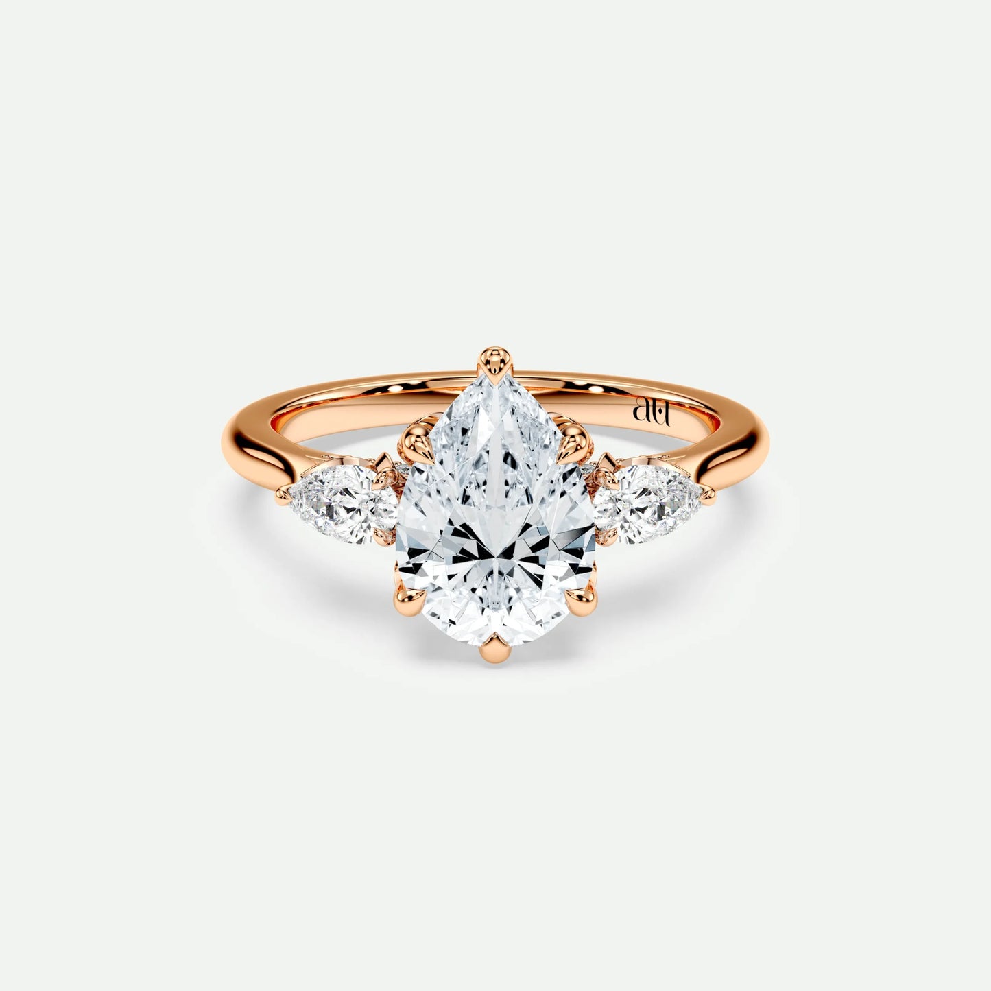 Pear - Silver (Rose Gold)