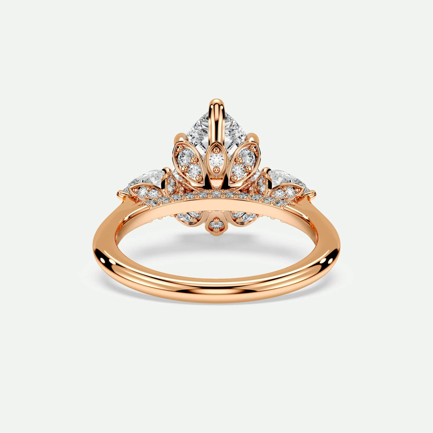 Pear - Silver (Rose Gold)