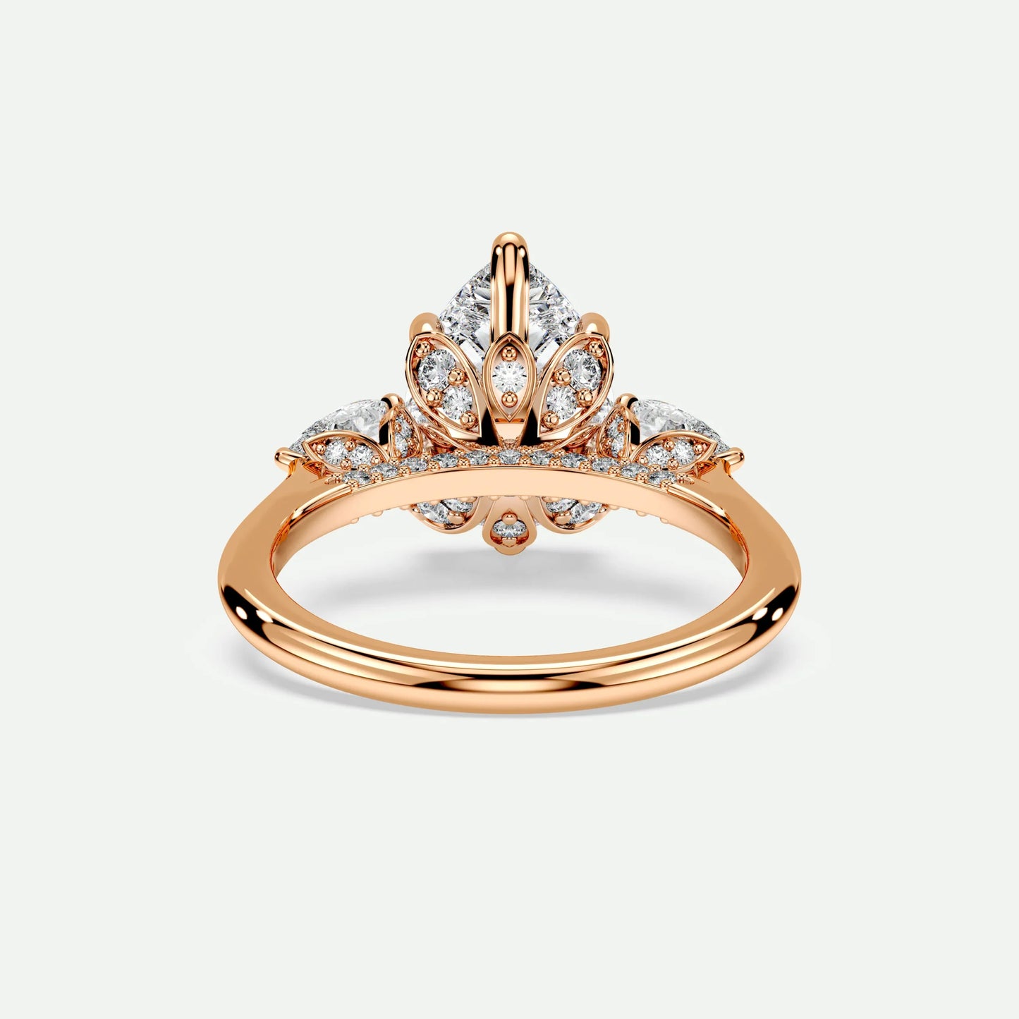 Pear - Silver (Rose Gold)