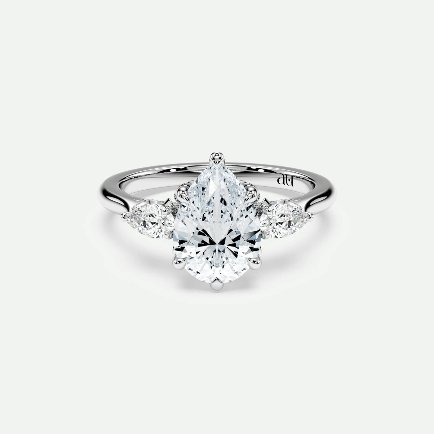 Pear - Silver (White Gold)