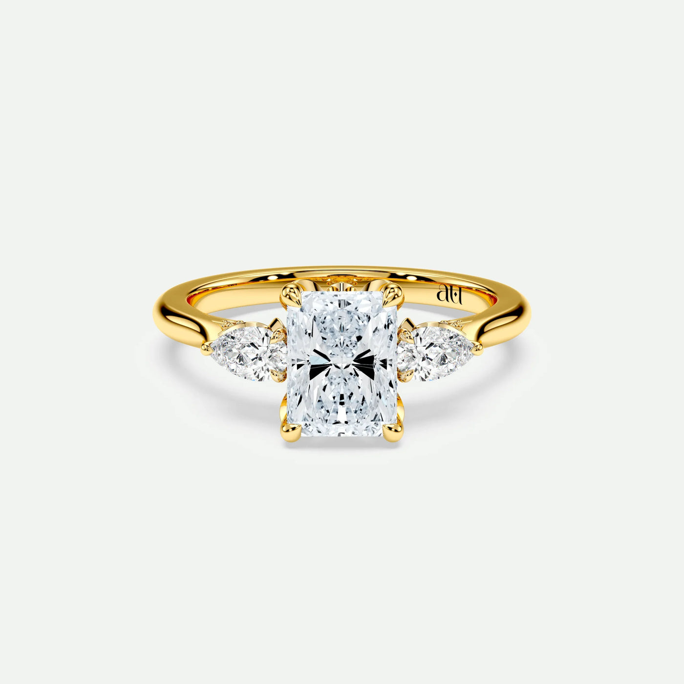 Radiant - Silver (Yellow Gold)