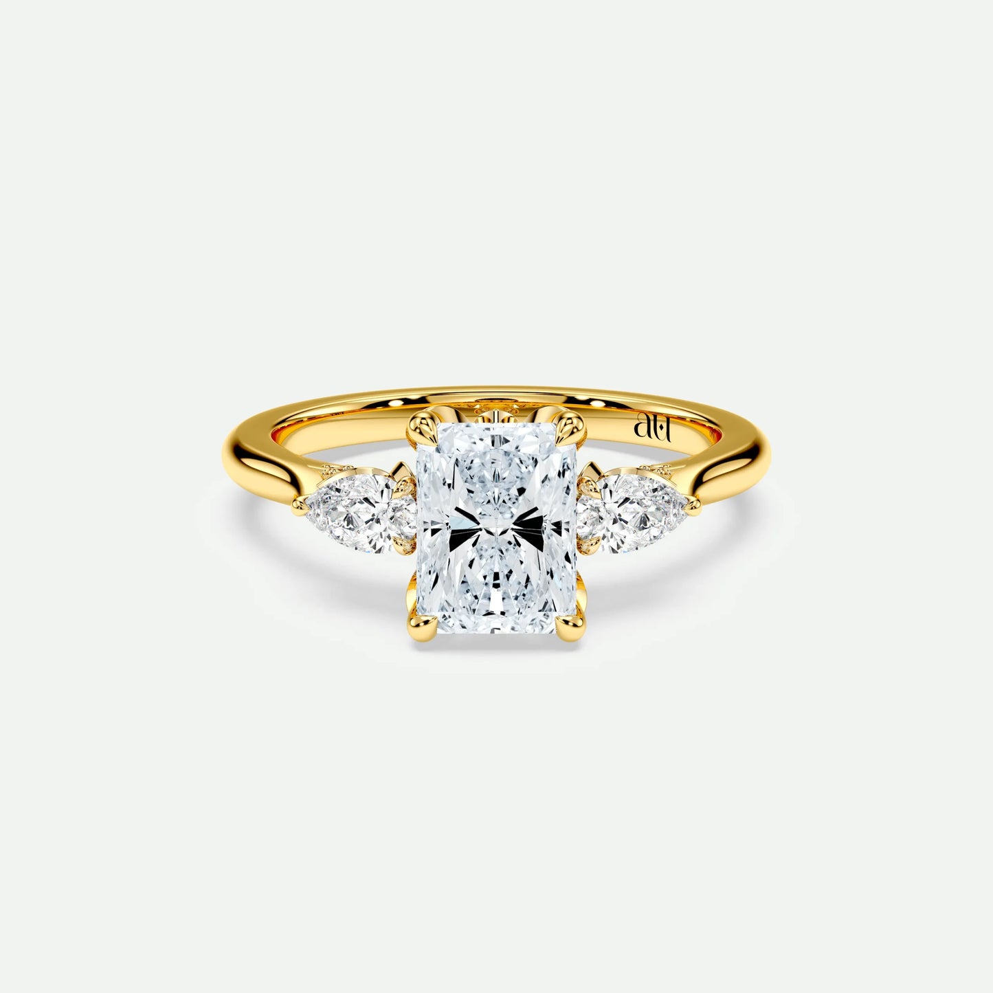 Radiant - Silver (Yellow Gold)