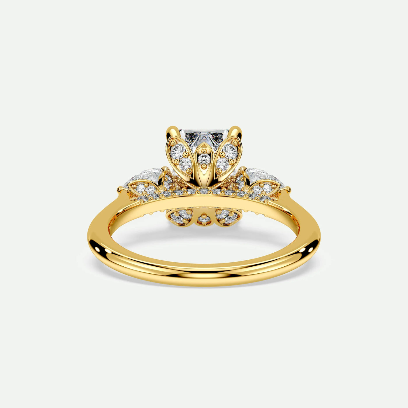 Radiant - Silver (Yellow Gold)