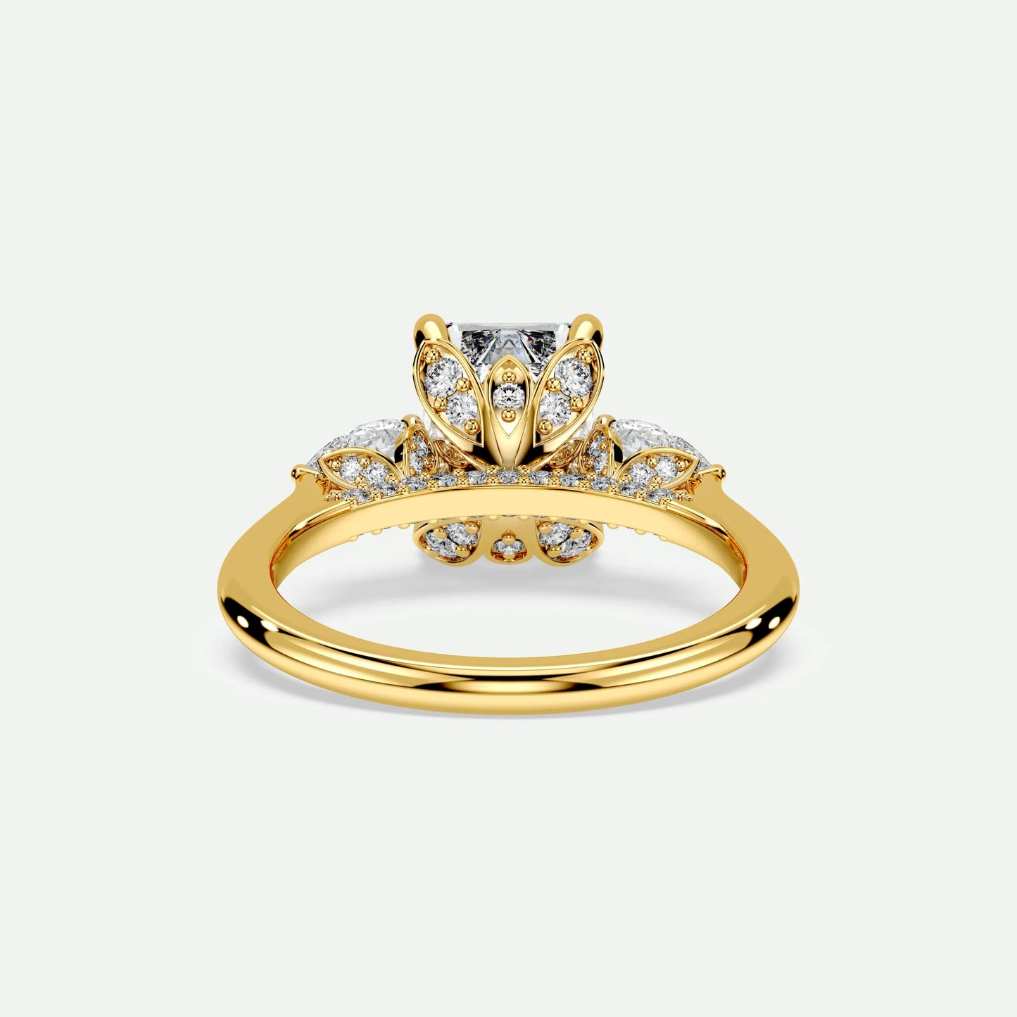 Radiant - Silver (Yellow Gold)
