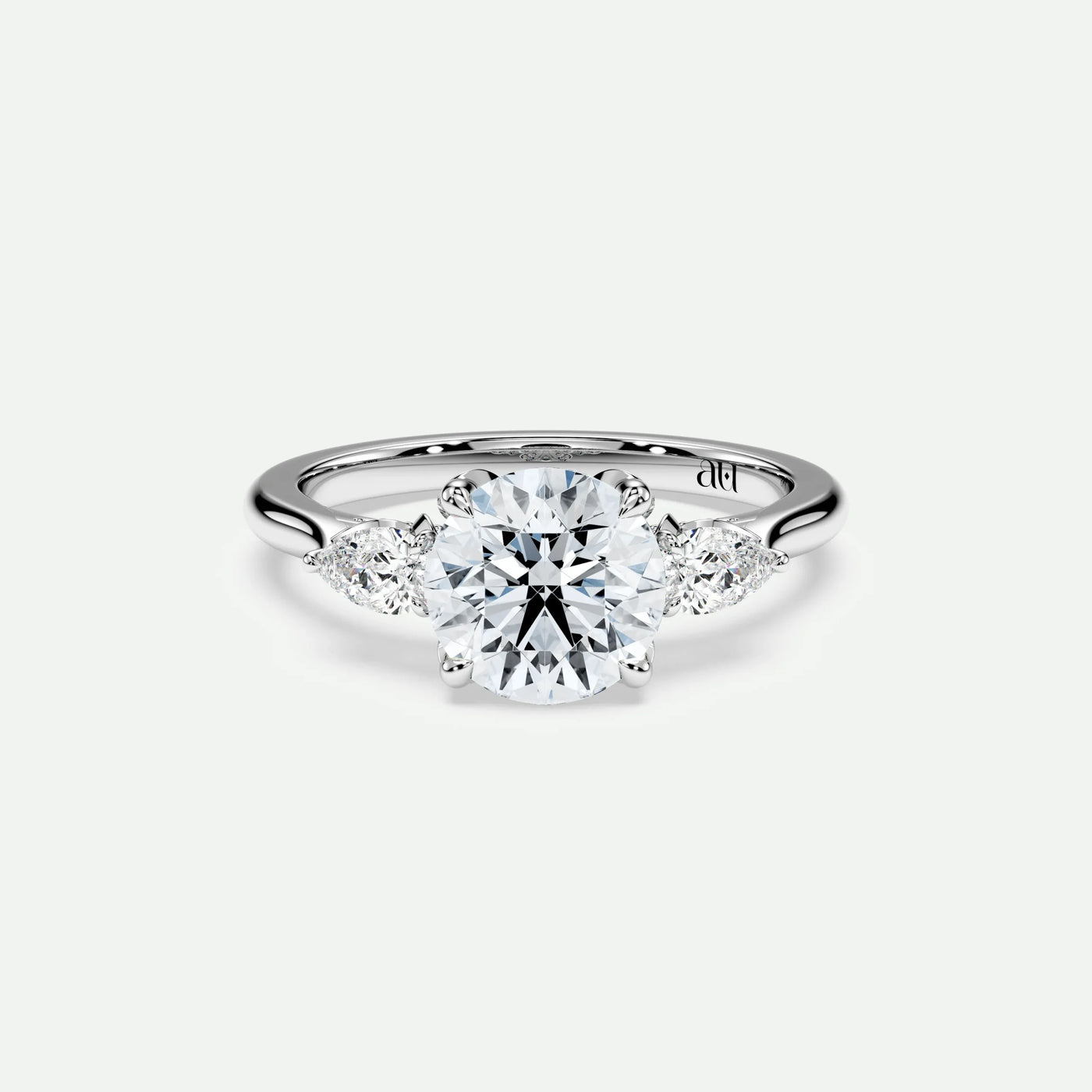 Round - Silver (White Gold)