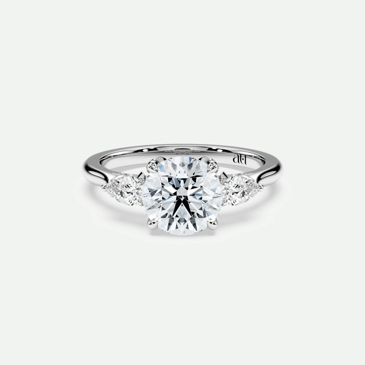 Round - Silver (White Gold)