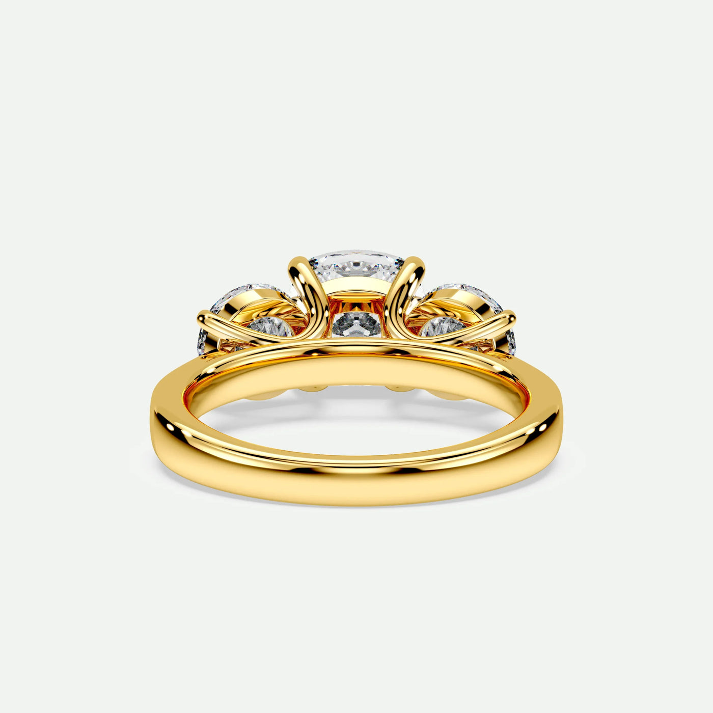 Cushion - Silver (Yellow Gold)