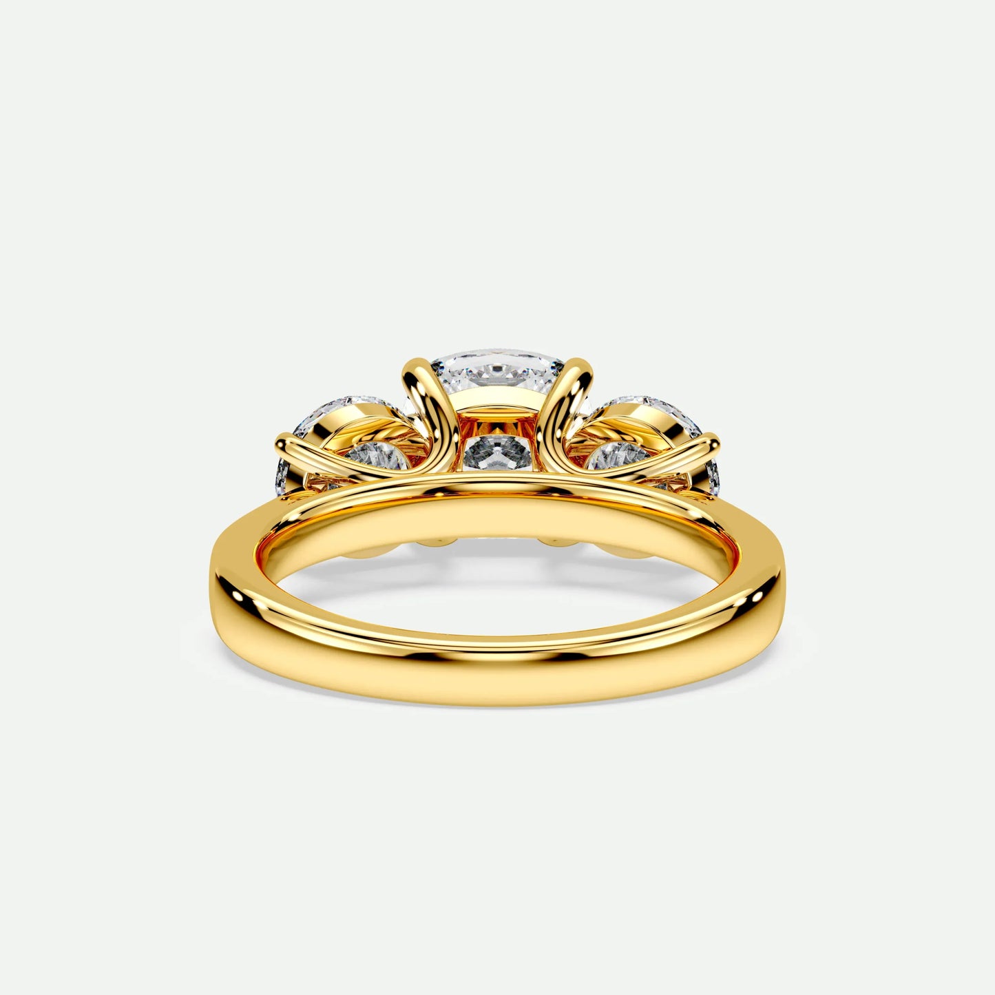Cushion - Silver (Yellow Gold)