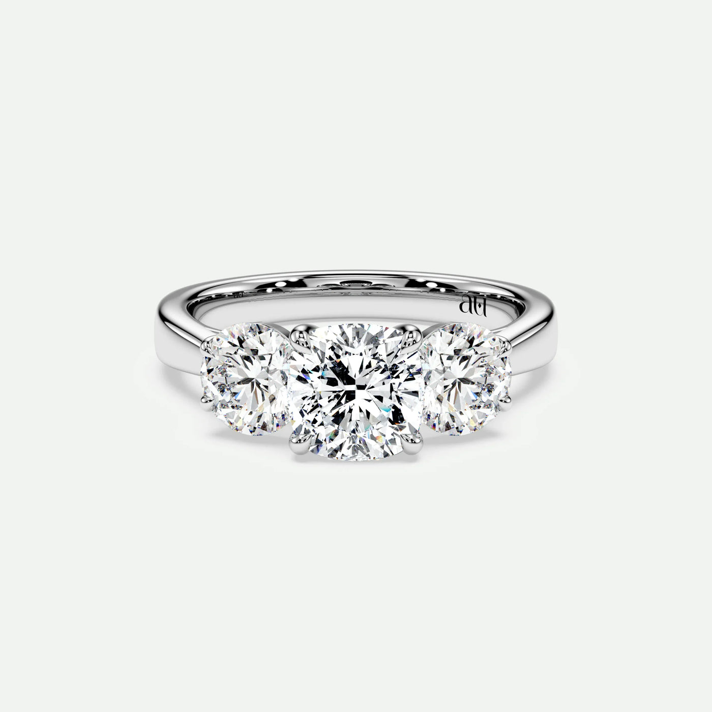 Cushion - Silver (White Gold)