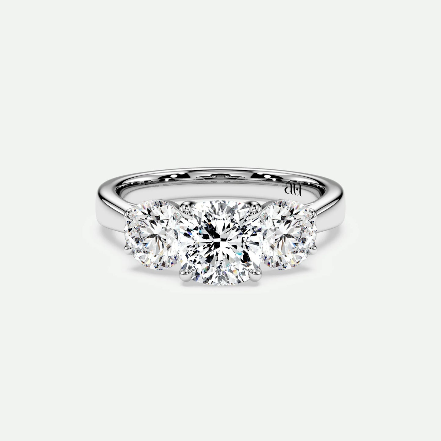 Cushion - Silver (White Gold)