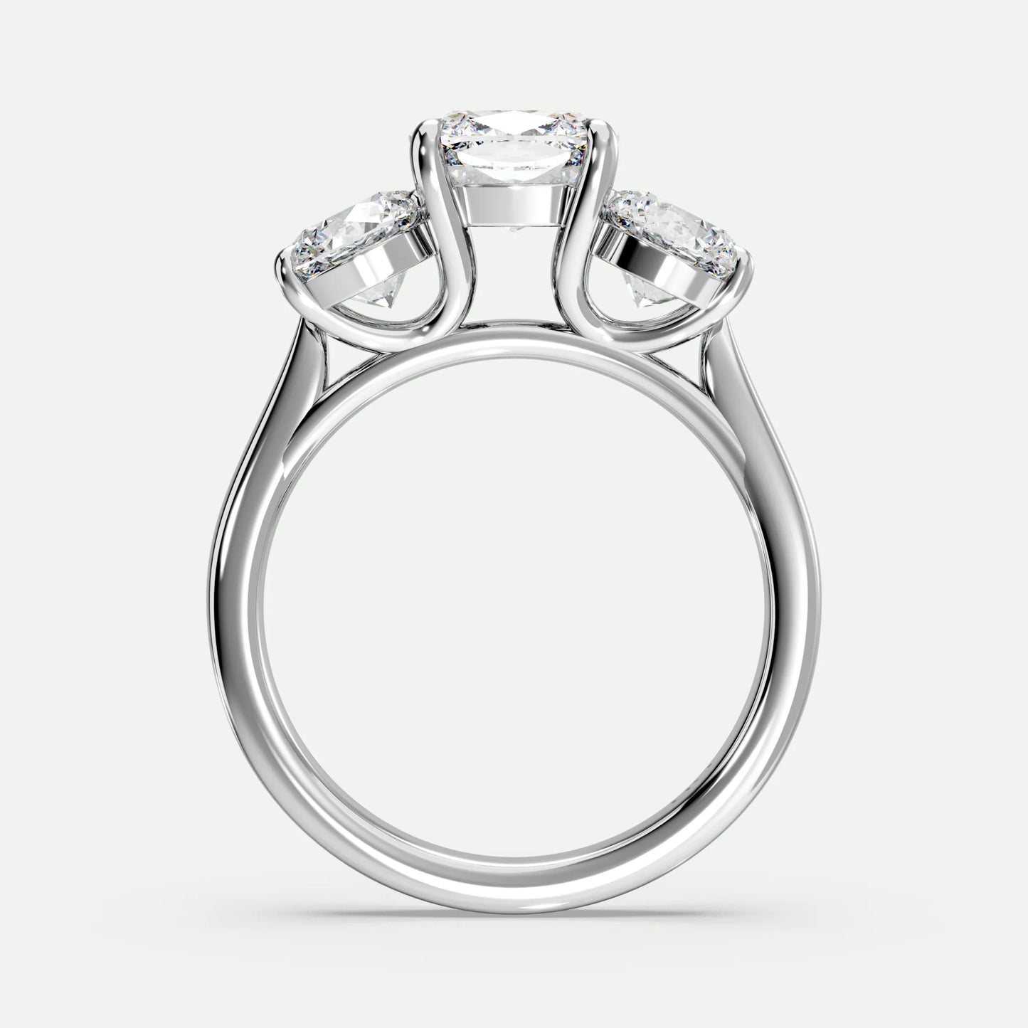 Cushion - Silver (White Gold)