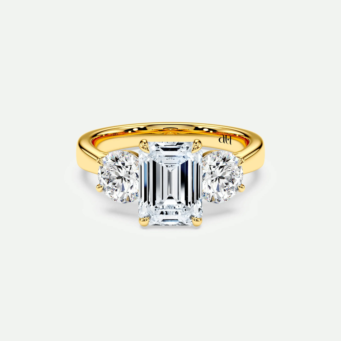 Emerald - Silver (Yellow Gold)