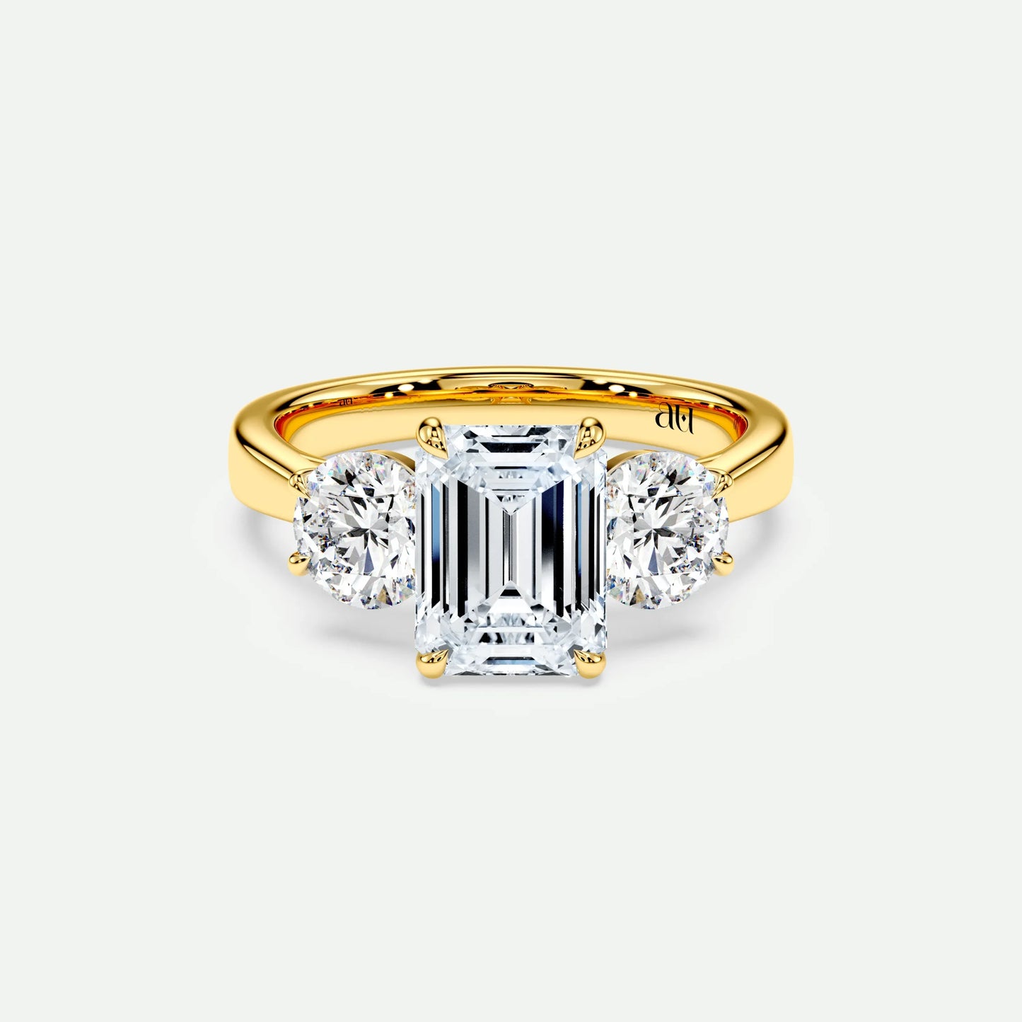 Emerald - Silver (Yellow Gold)