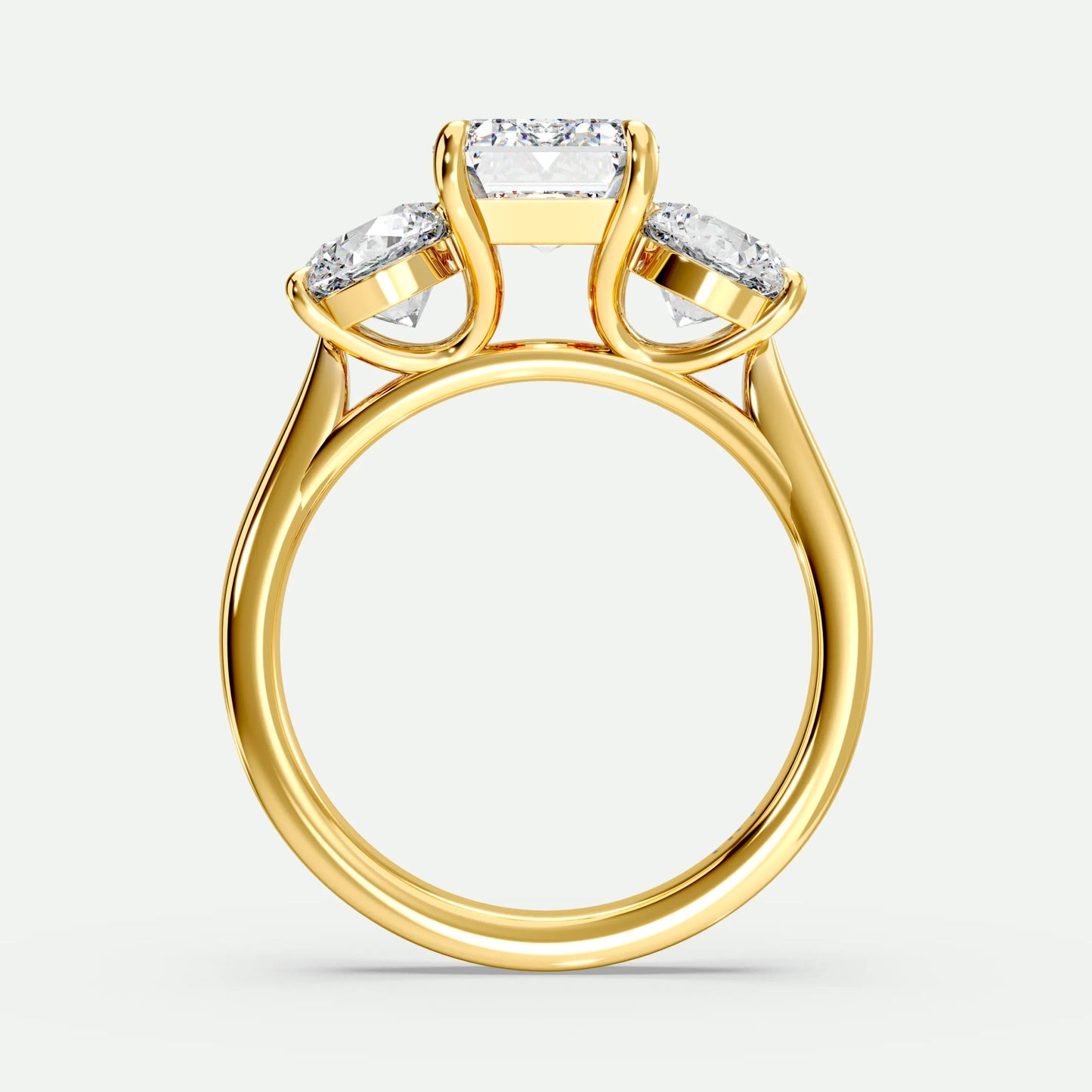 Emerald - Silver (Yellow Gold)