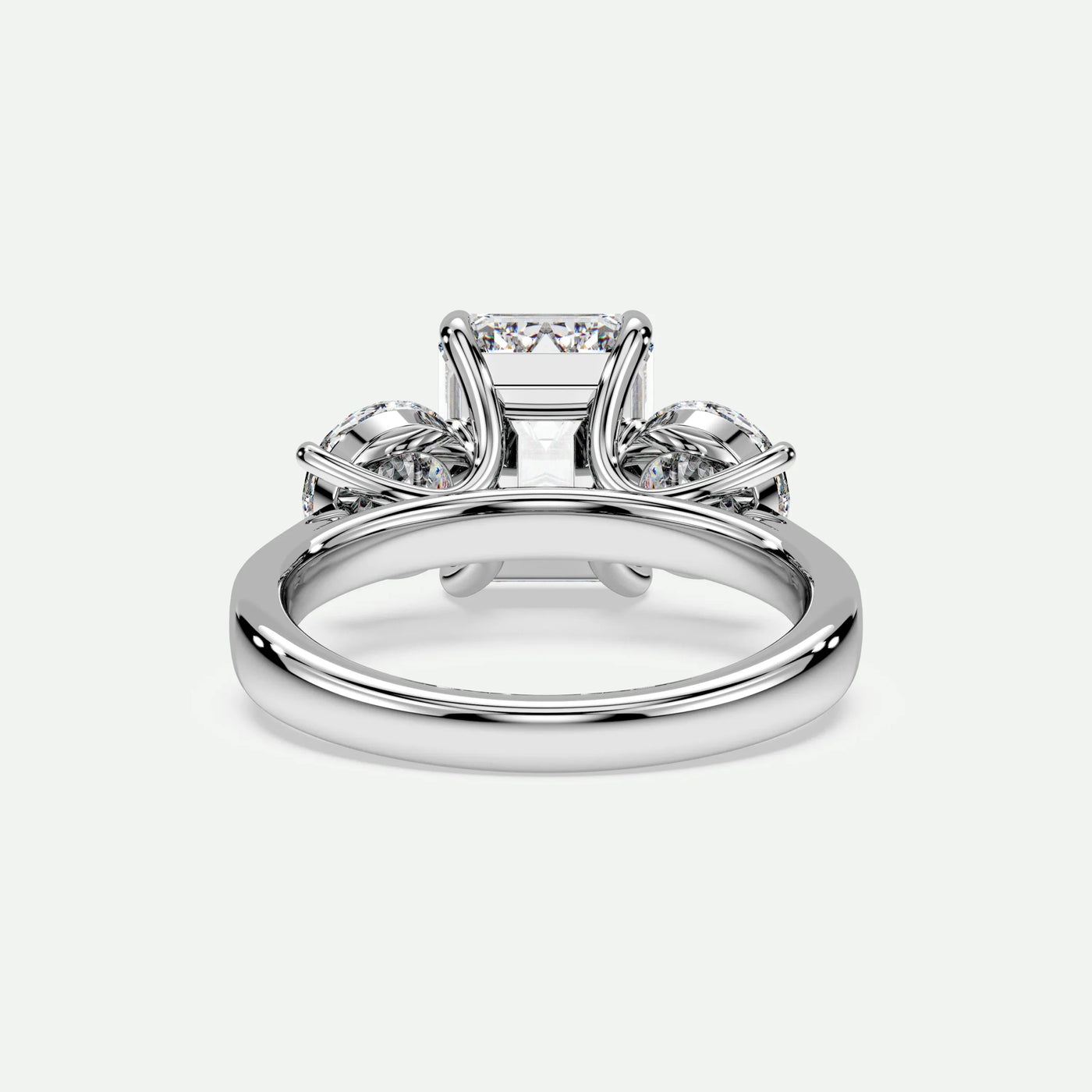 Emerald - Silver (White Gold)
