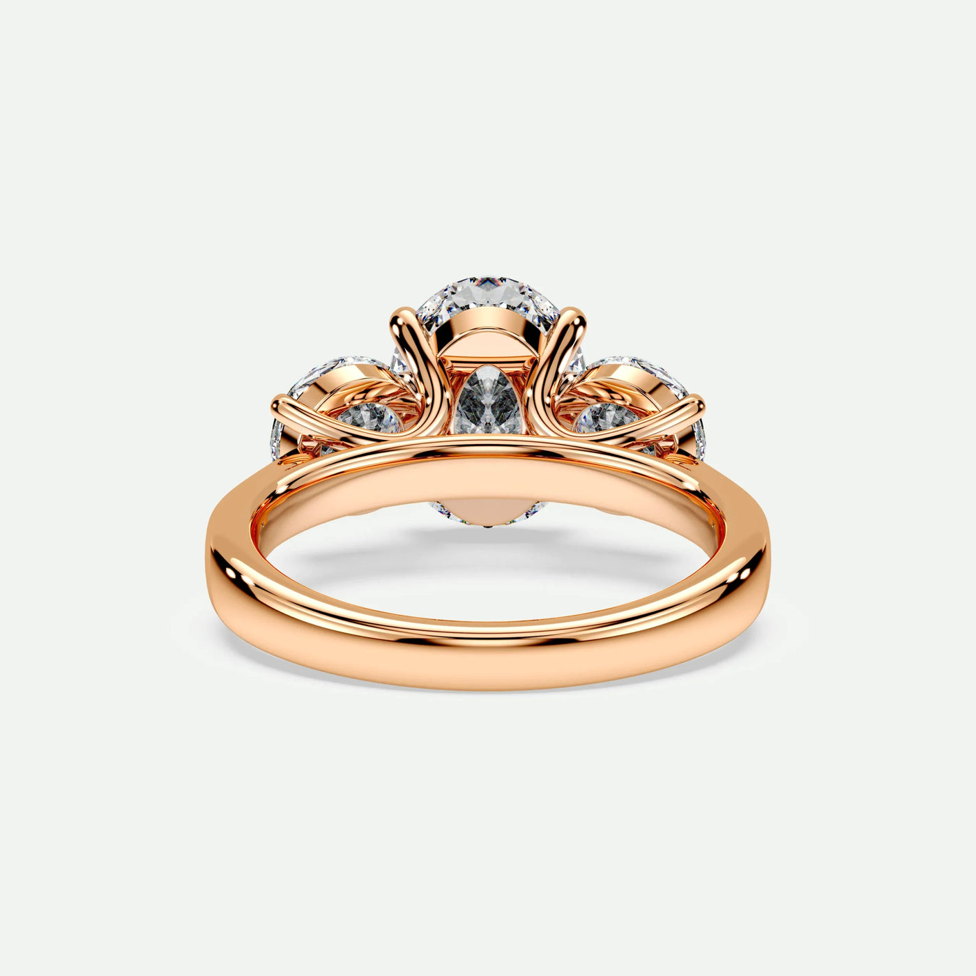 Oval - Silver (Rose Gold)