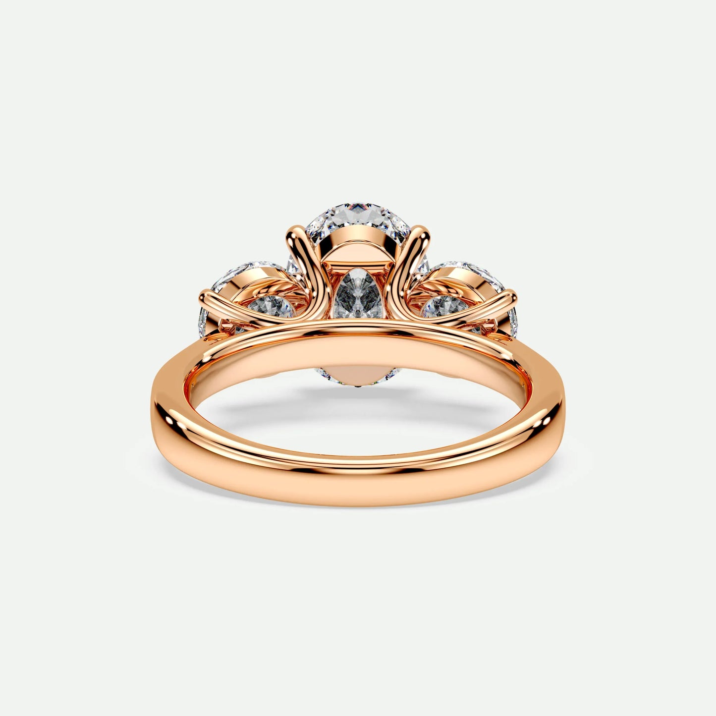 Oval - Silver (Rose Gold)