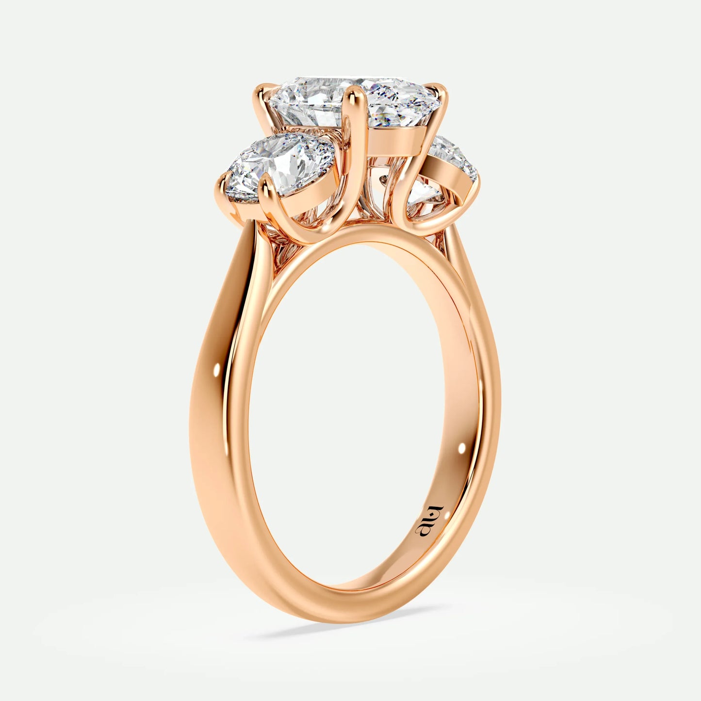 Oval - Silver (Rose Gold)