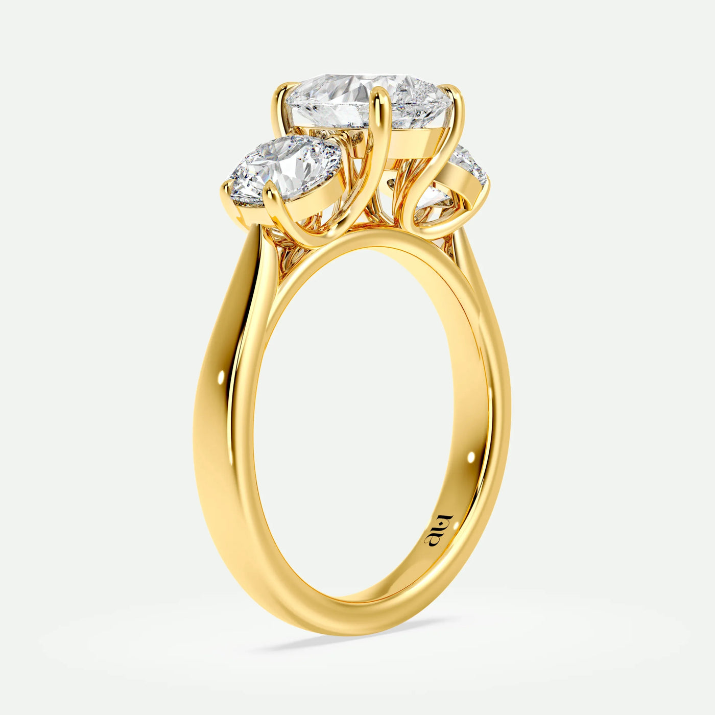 Pear - Silver (Yellow Gold)