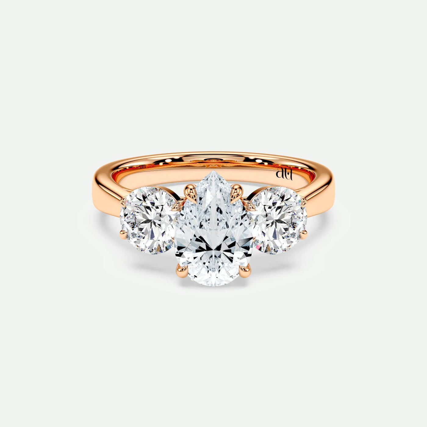 Pear - Silver (Rose Gold)