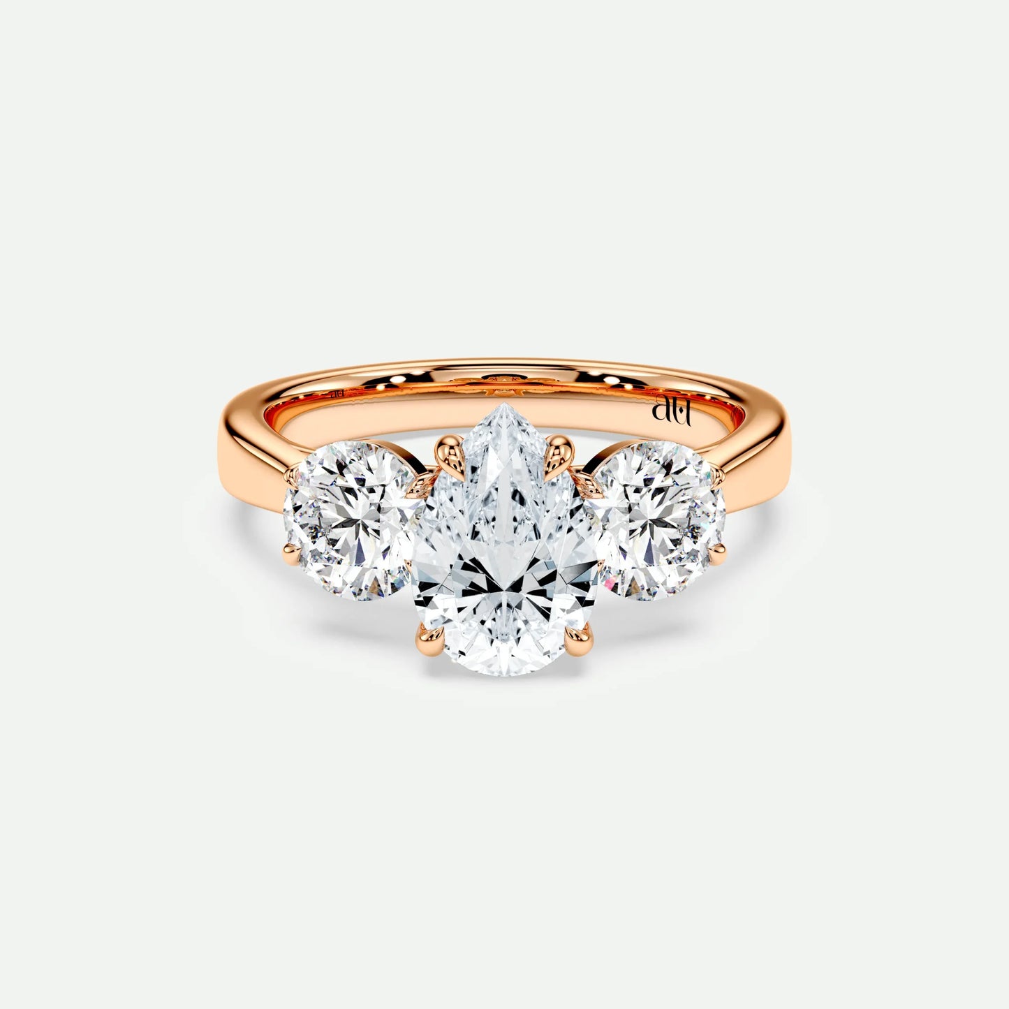 Pear - Silver (Rose Gold)