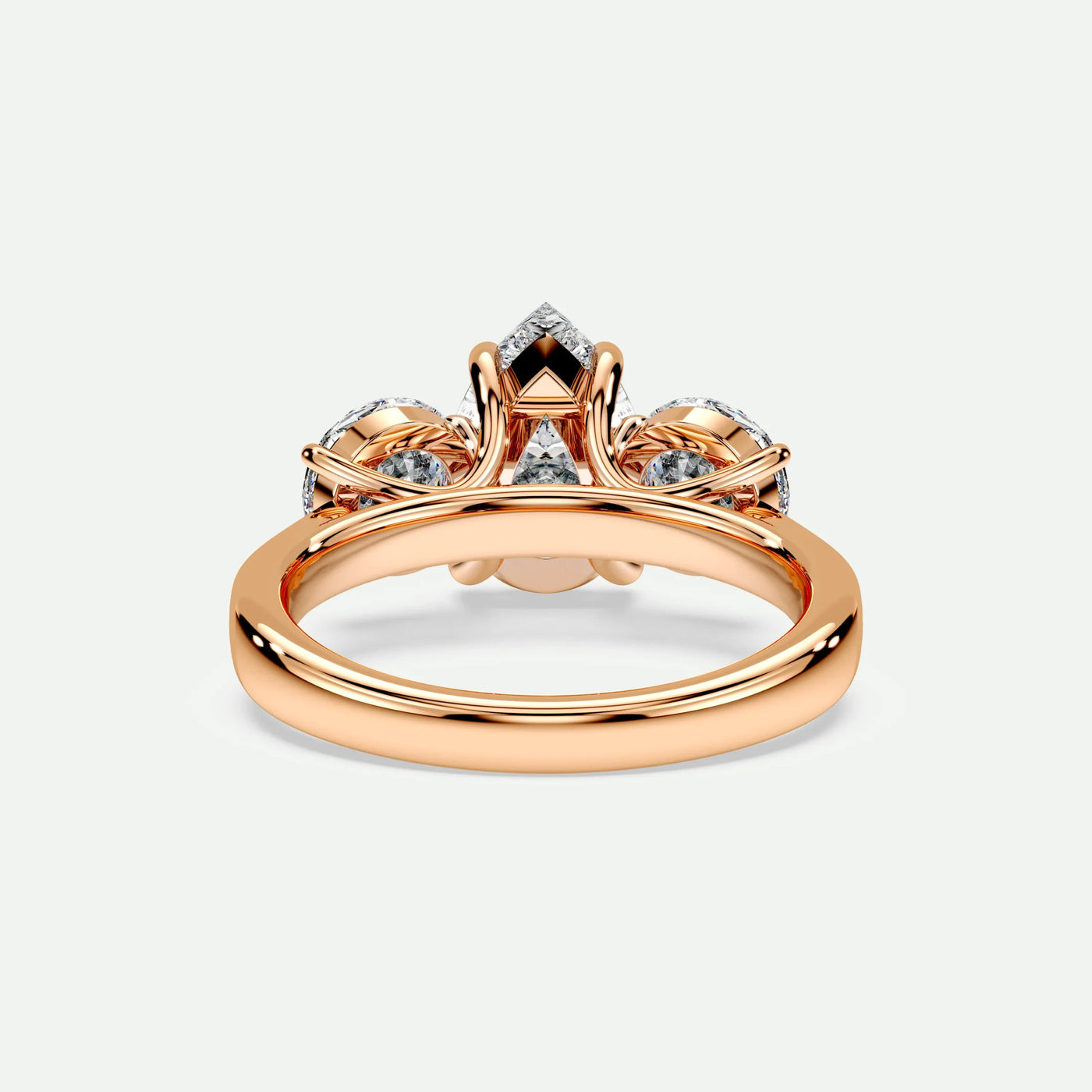 Pear - Silver (Rose Gold)