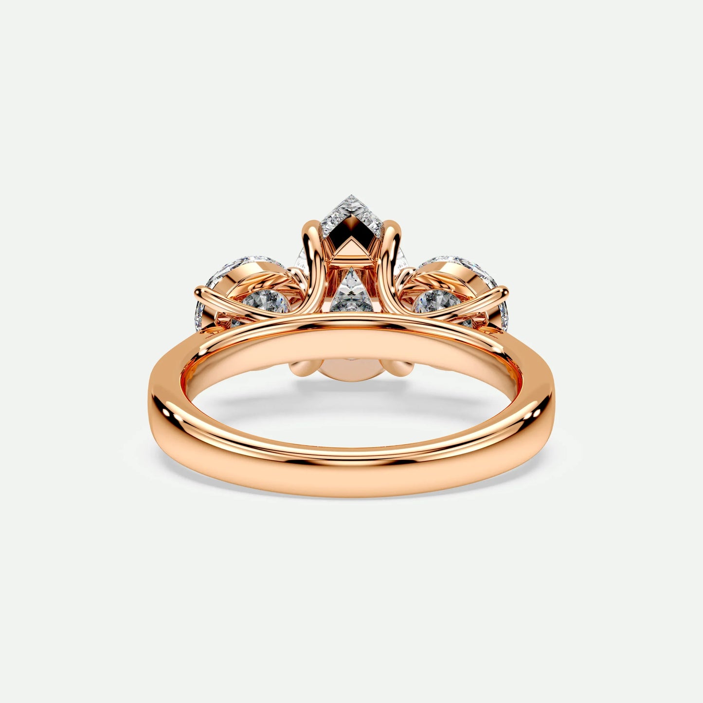 Pear - Silver (Rose Gold)