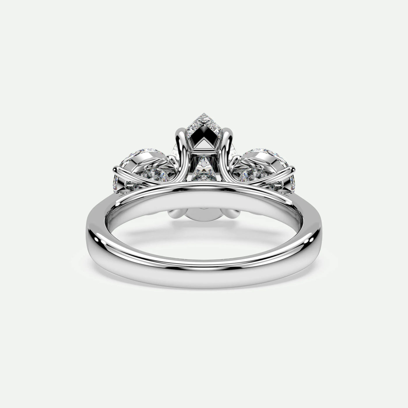 Pear - Silver (White Gold)