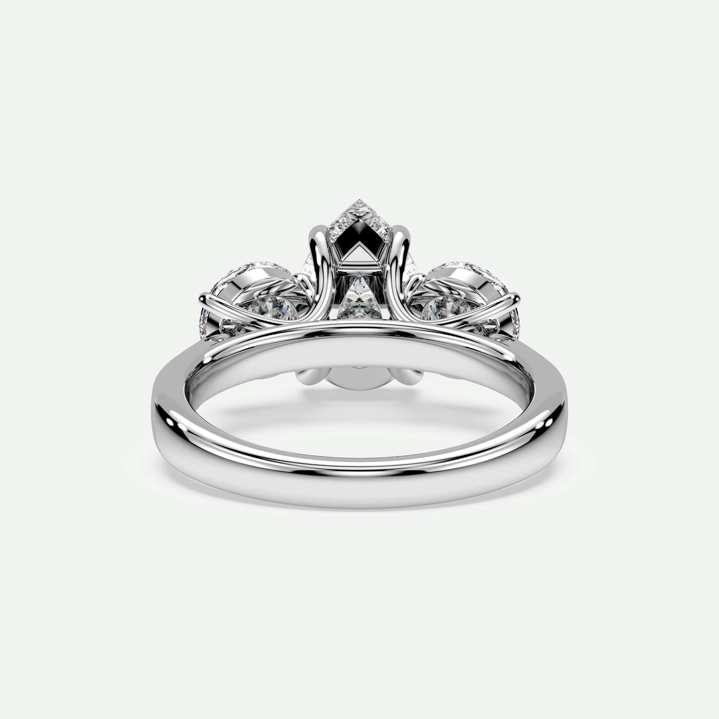 Pear - Silver (White Gold)