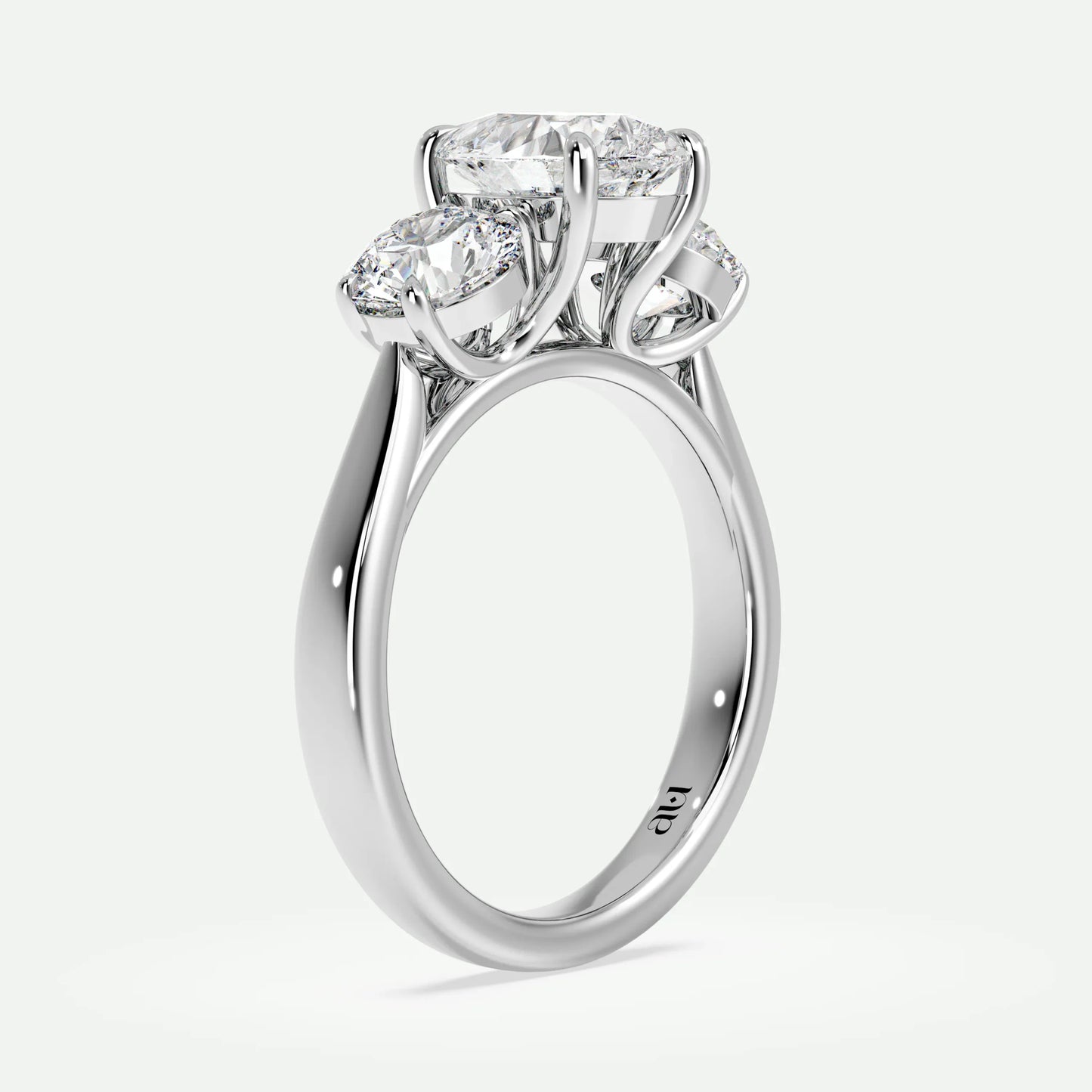 Pear - Silver (White Gold)