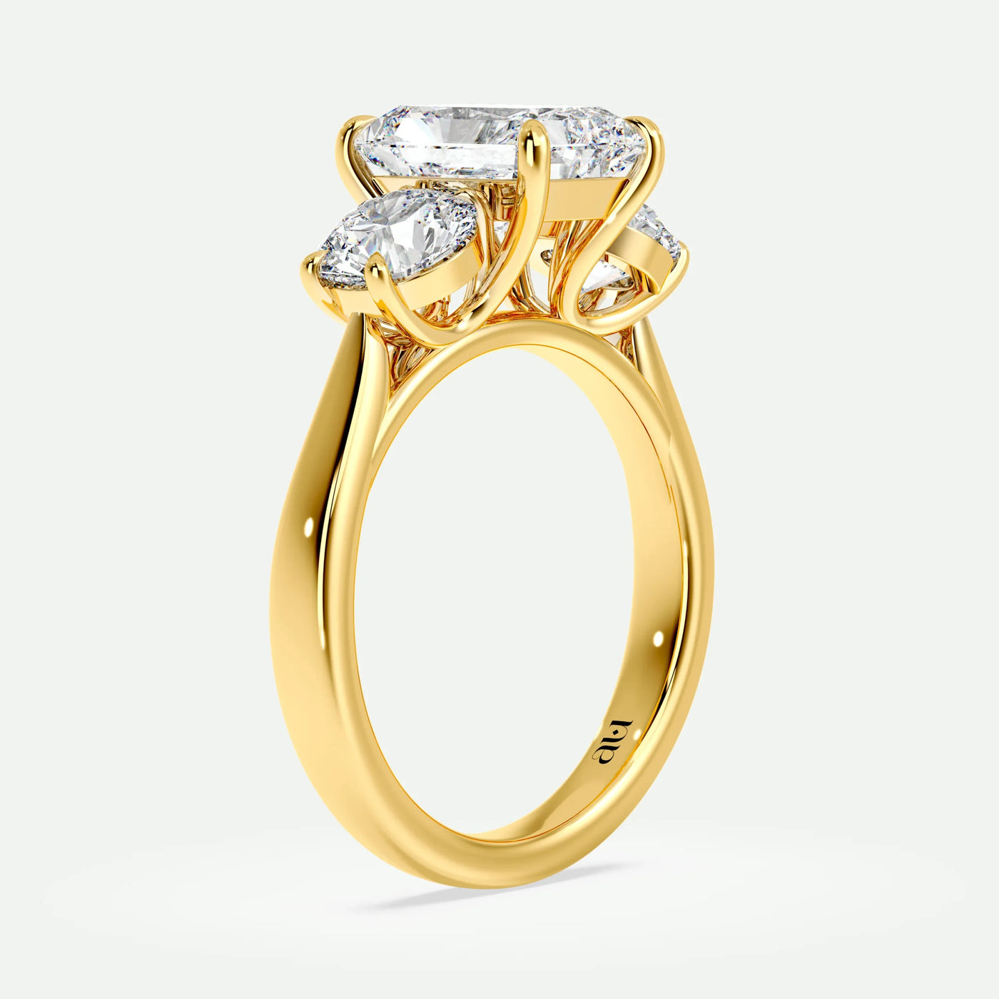 Radiant - Silver (Yellow Gold)

