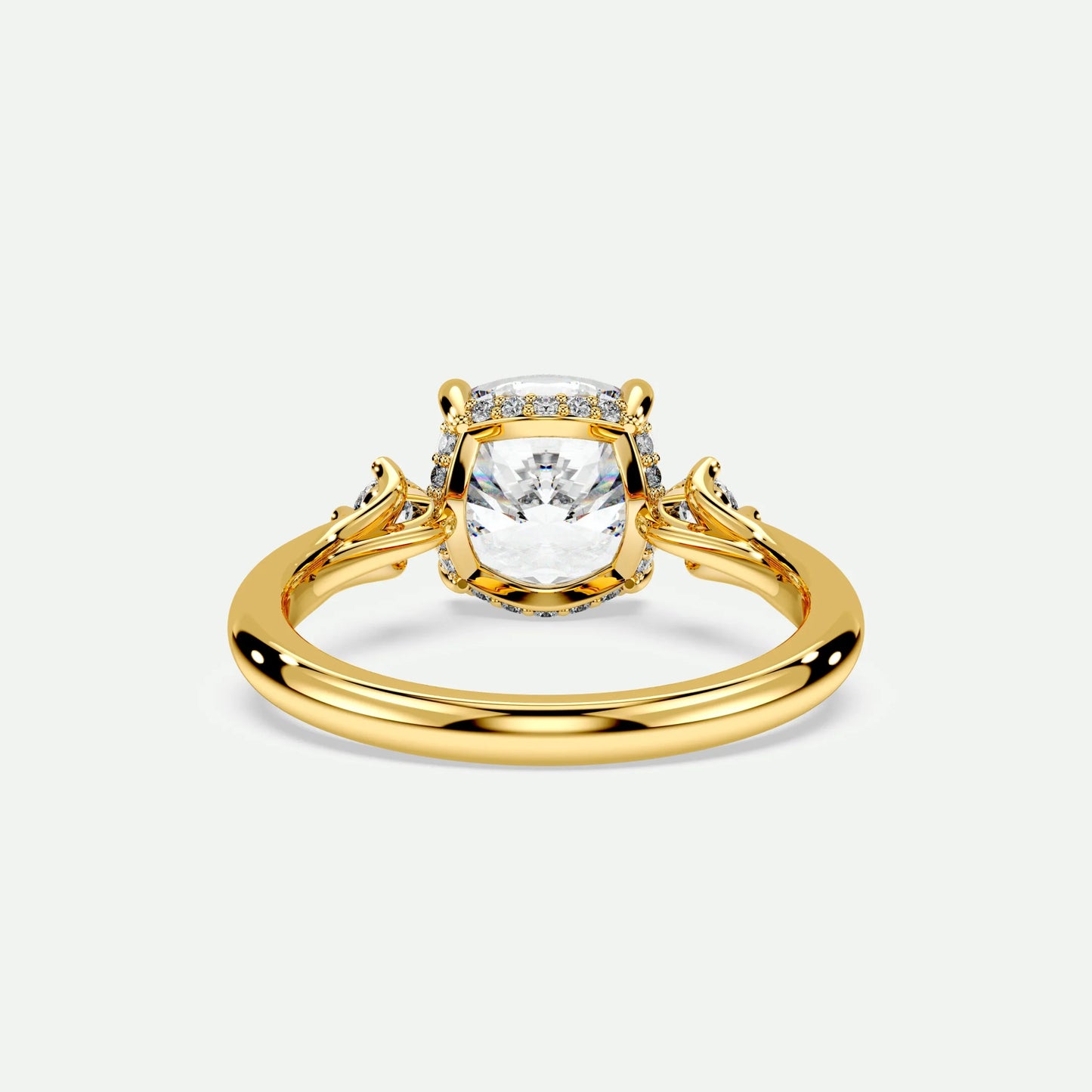 Cushion - Silver (Yellow Gold)