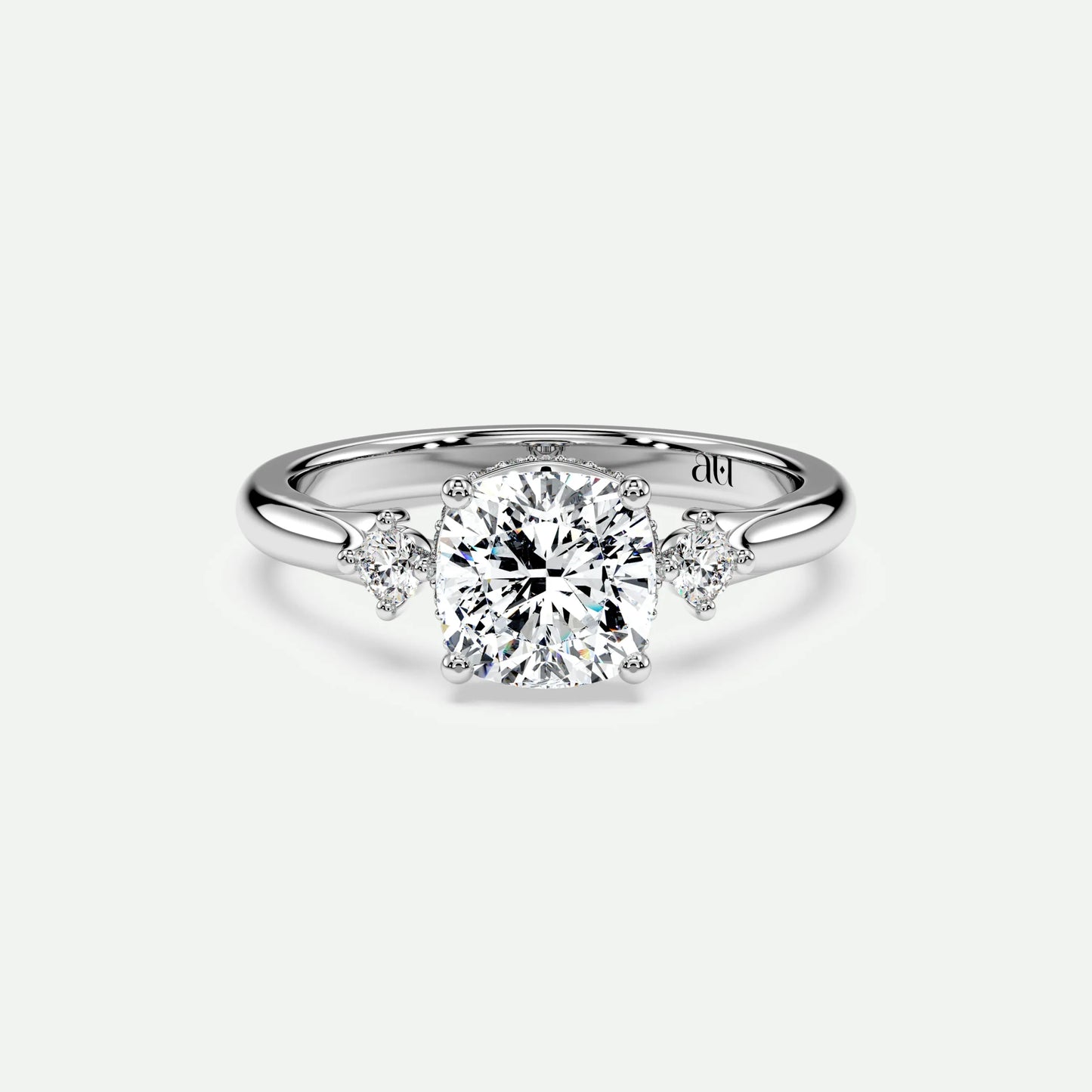Cushion - Silver (White Gold)
