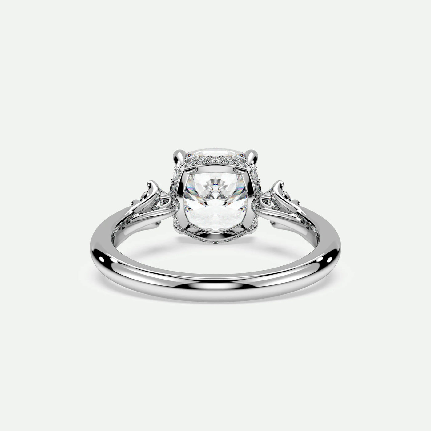 Cushion - Silver (White Gold)