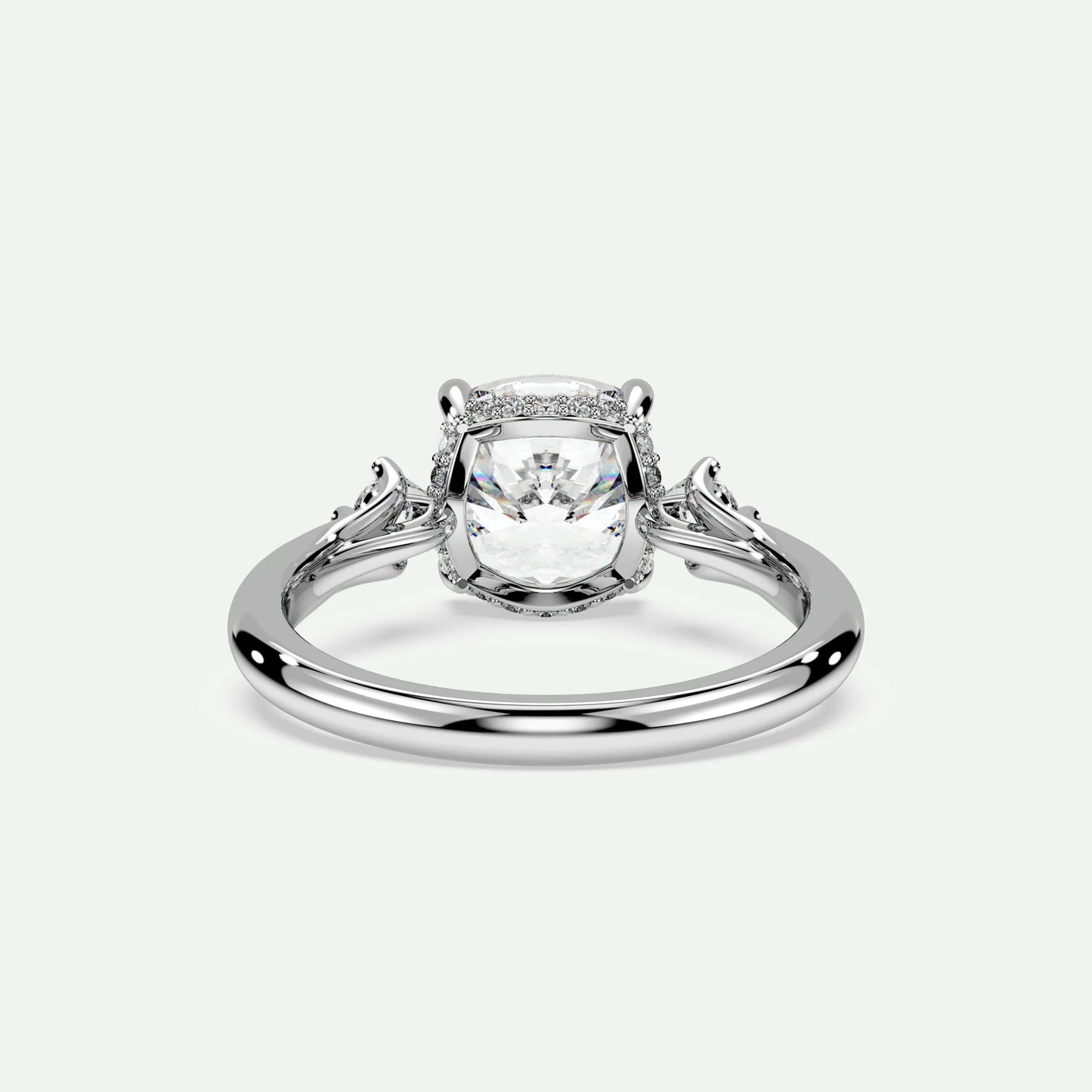 Cushion - Silver (White Gold)