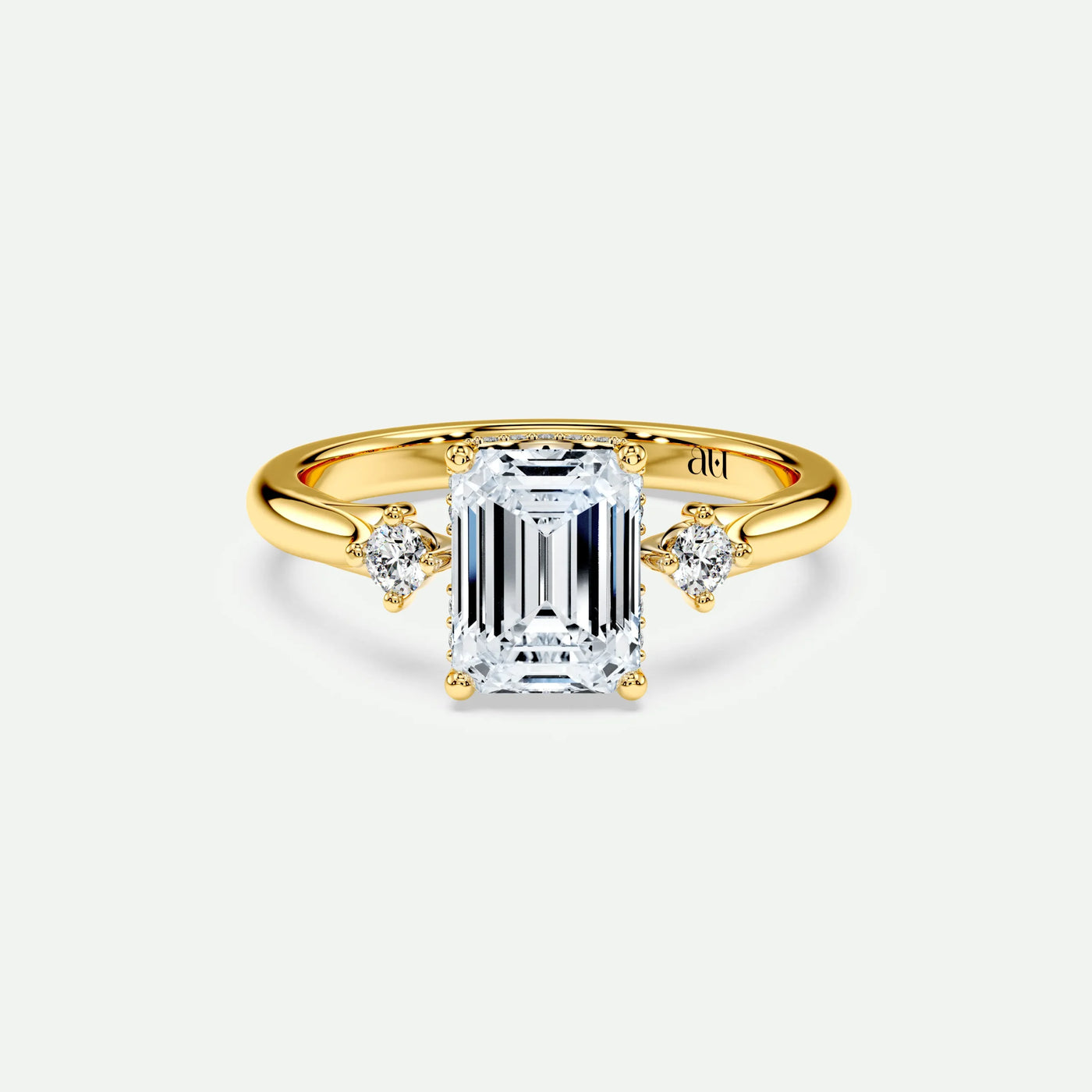 Emerald - Silver (Yellow Gold)
