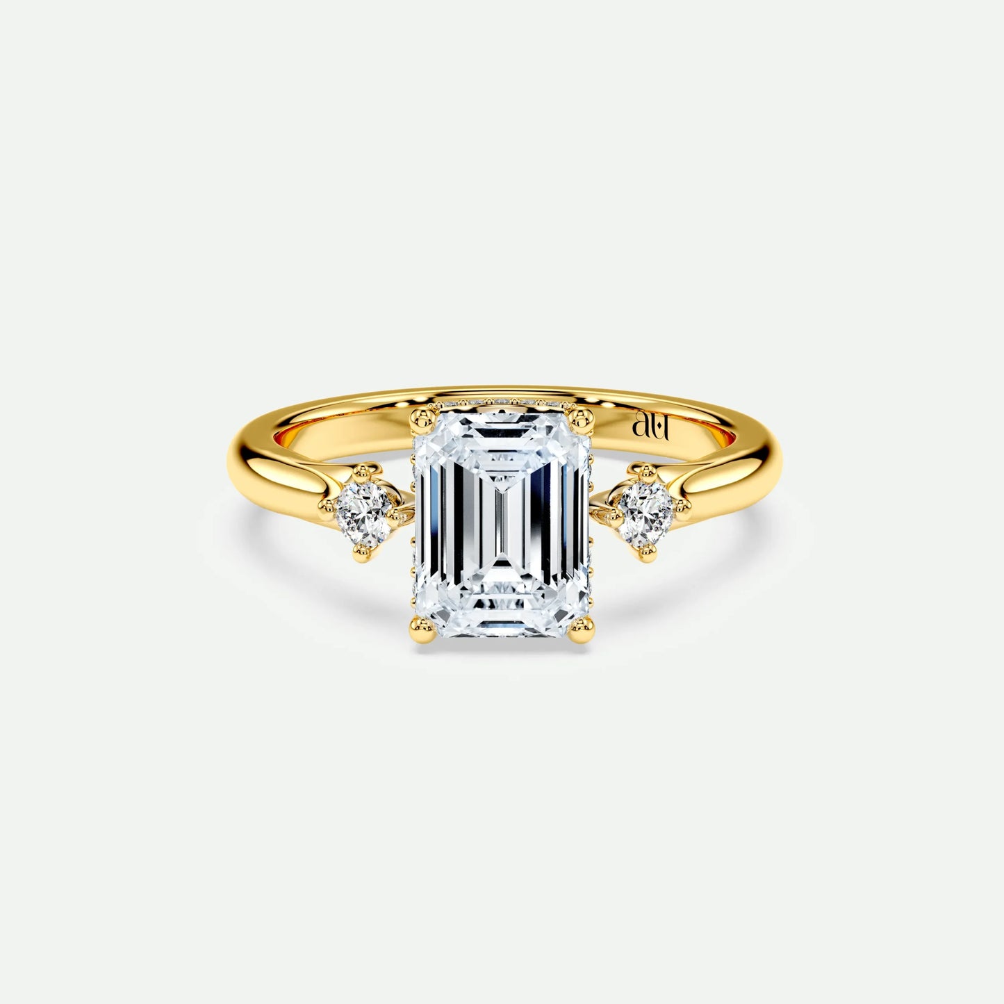 Emerald - Silver (Yellow Gold)