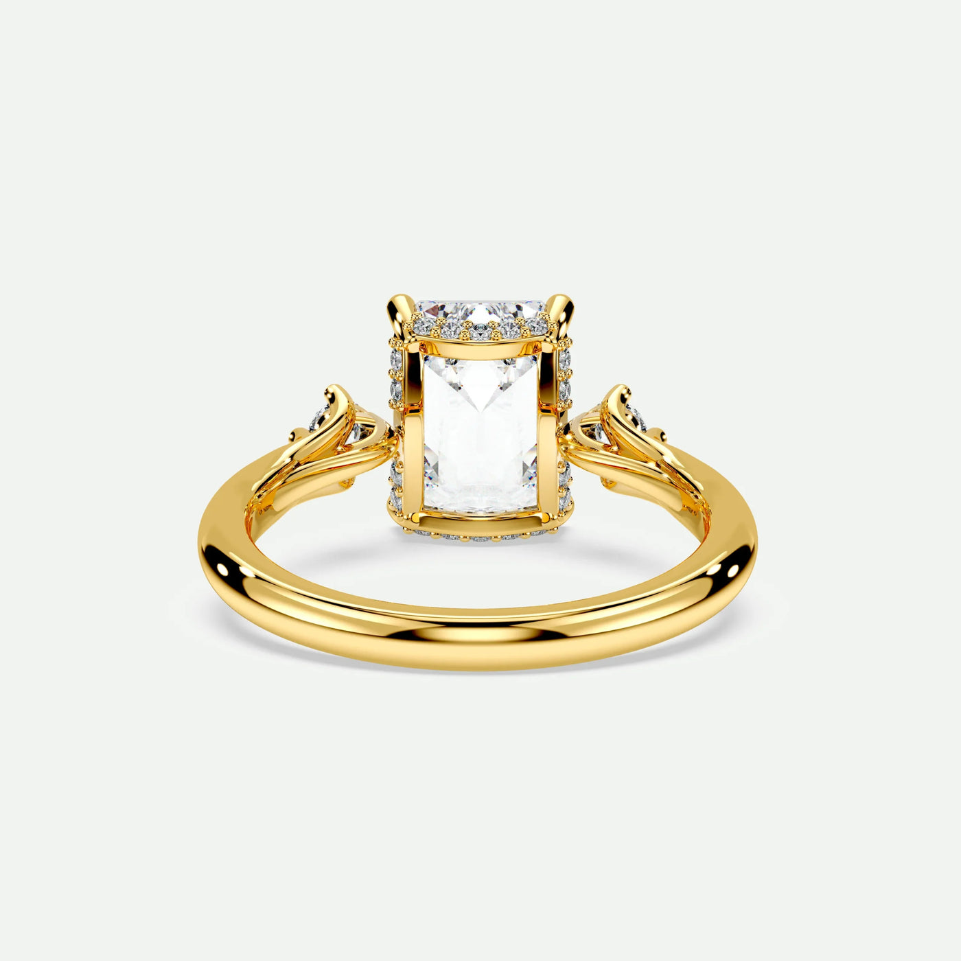 Emerald - Silver (Yellow Gold)