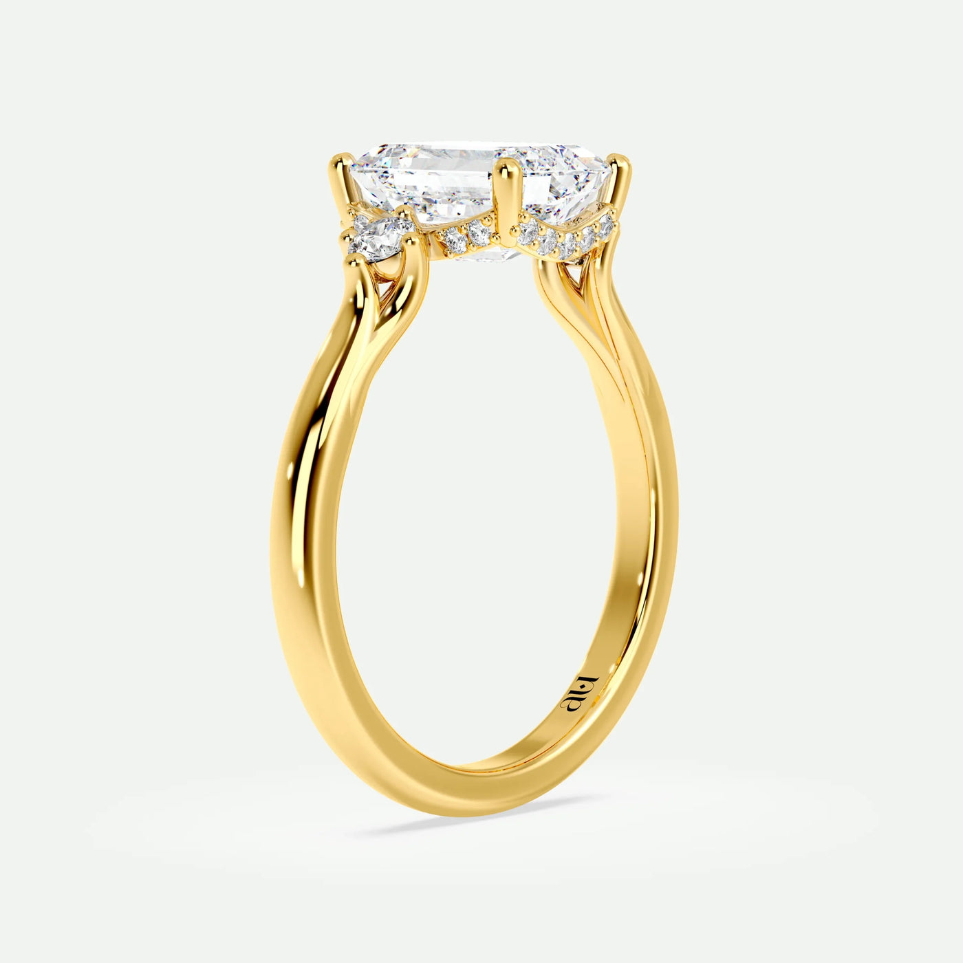 Emerald - Silver (Yellow Gold)