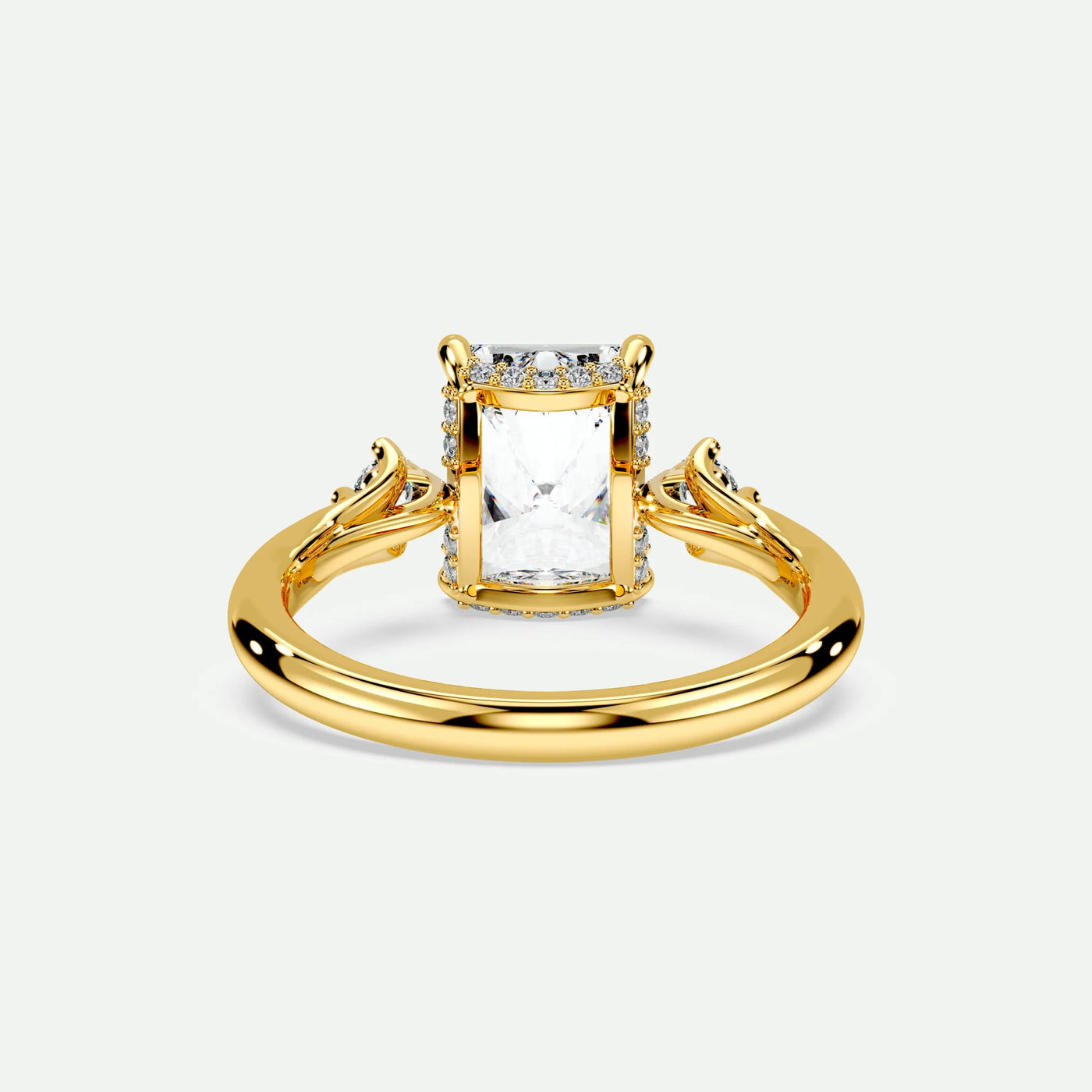 Radiant - Silver (Yellow Gold)