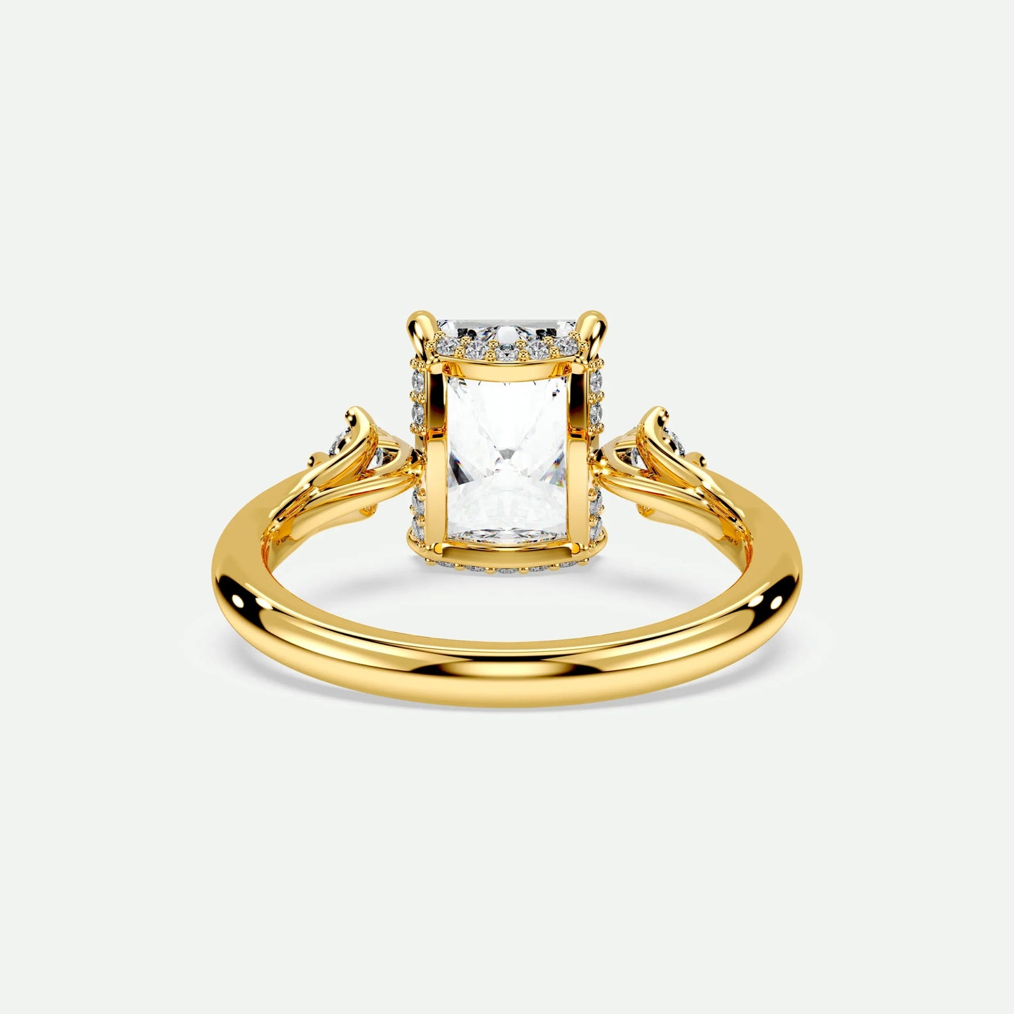 Radiant - Silver (Yellow Gold)