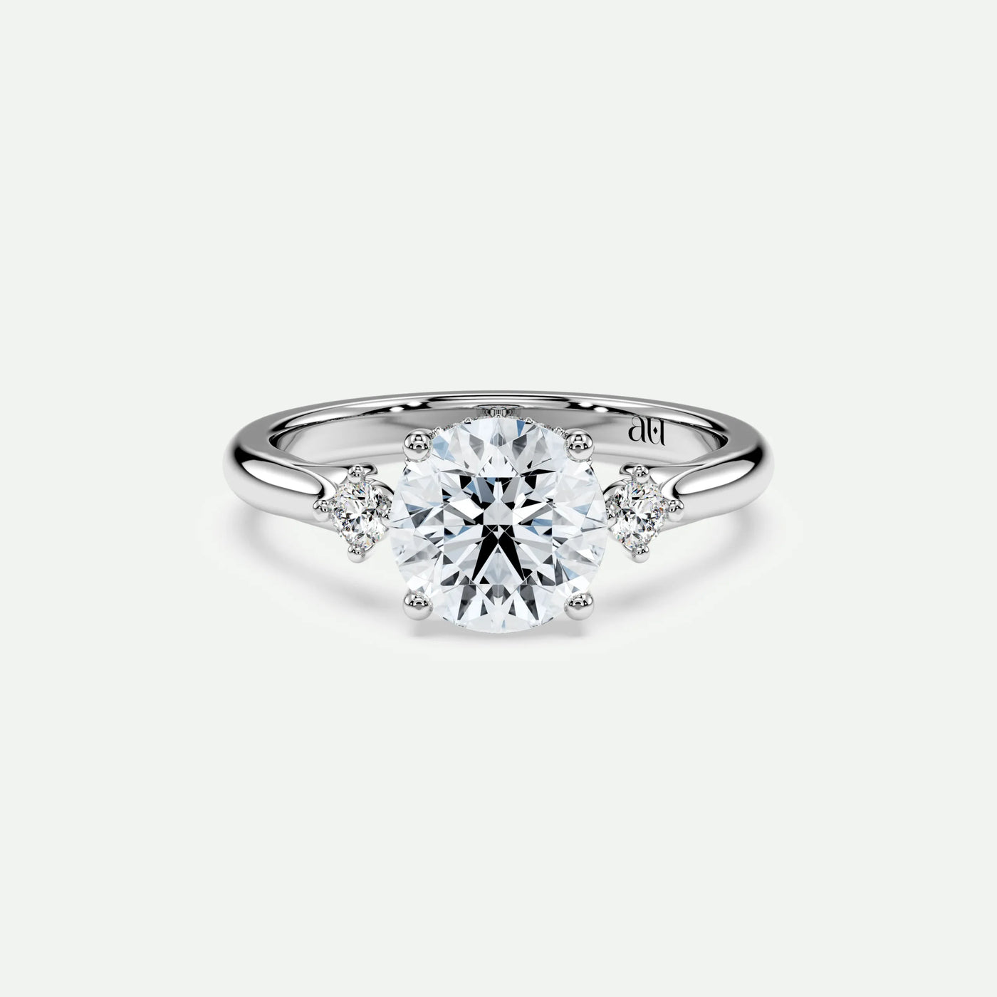 Round - Silver (White Gold)