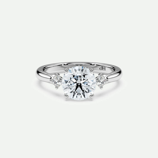 Round - Silver (White Gold)