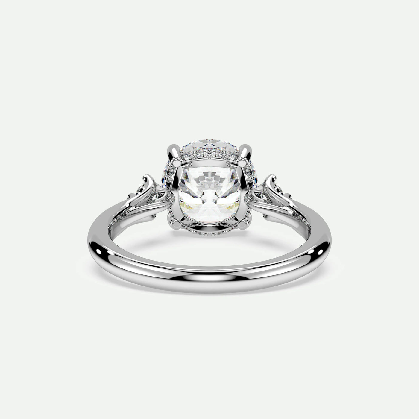 Round - Silver (White Gold)