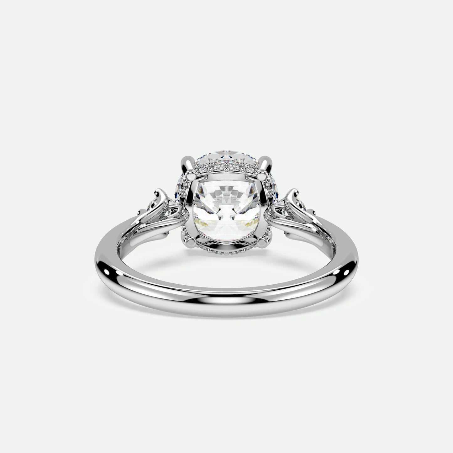 Round - Silver (White Gold)