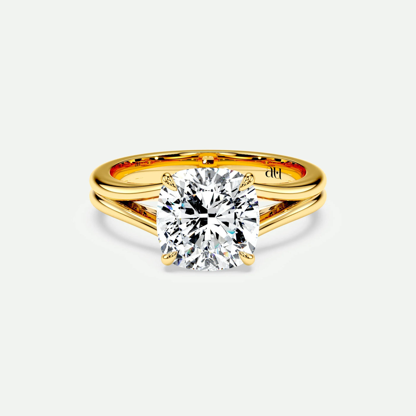 Cushion - Silver (Yellow Gold)